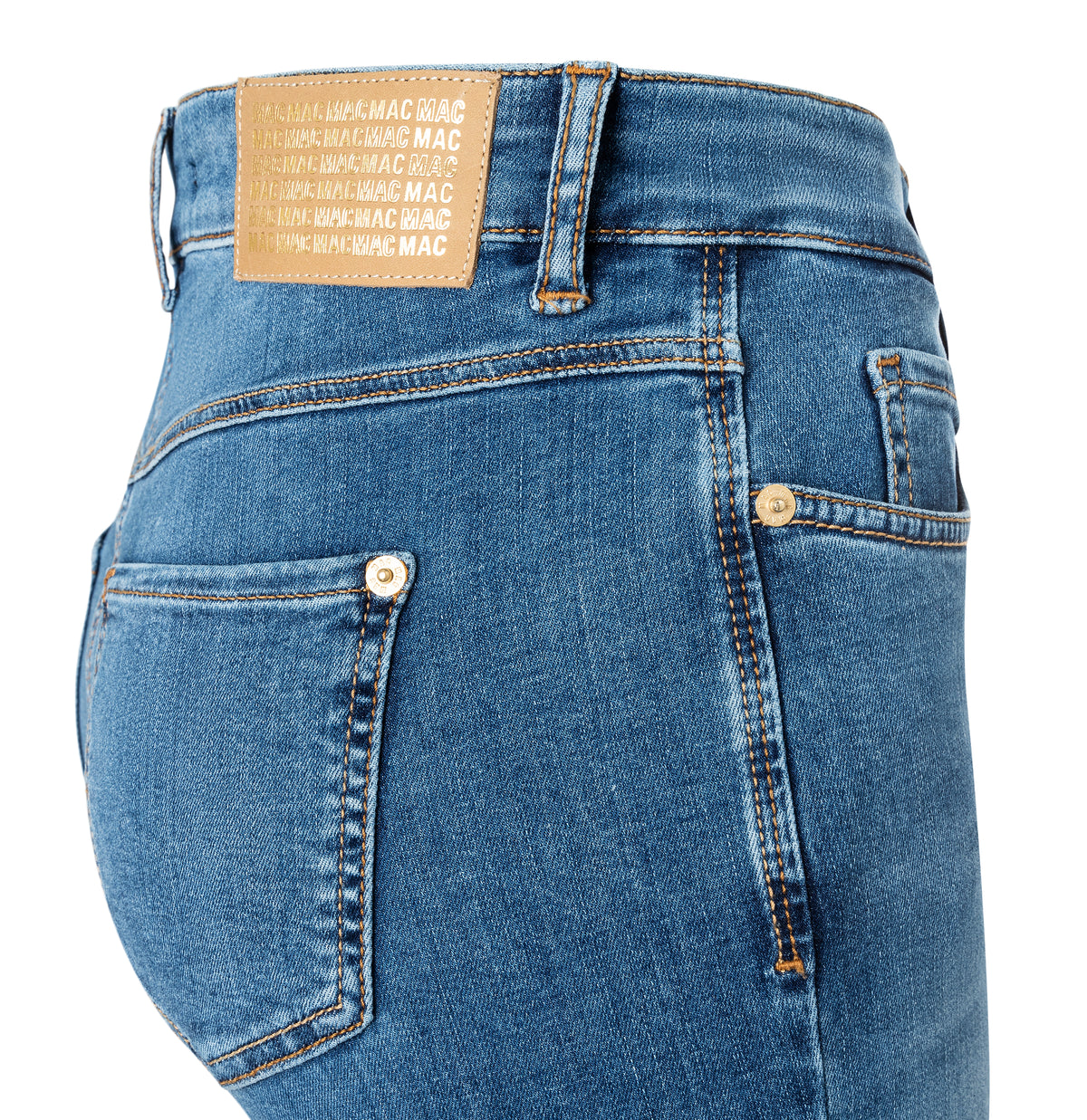 Mac Damen Jeans Medium Blue Aut