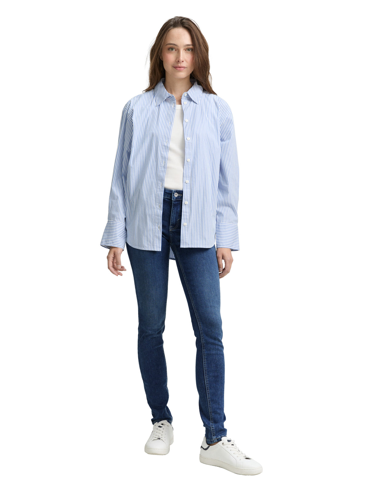 Tom Tailor Damen Jeans Mid Stone Wash