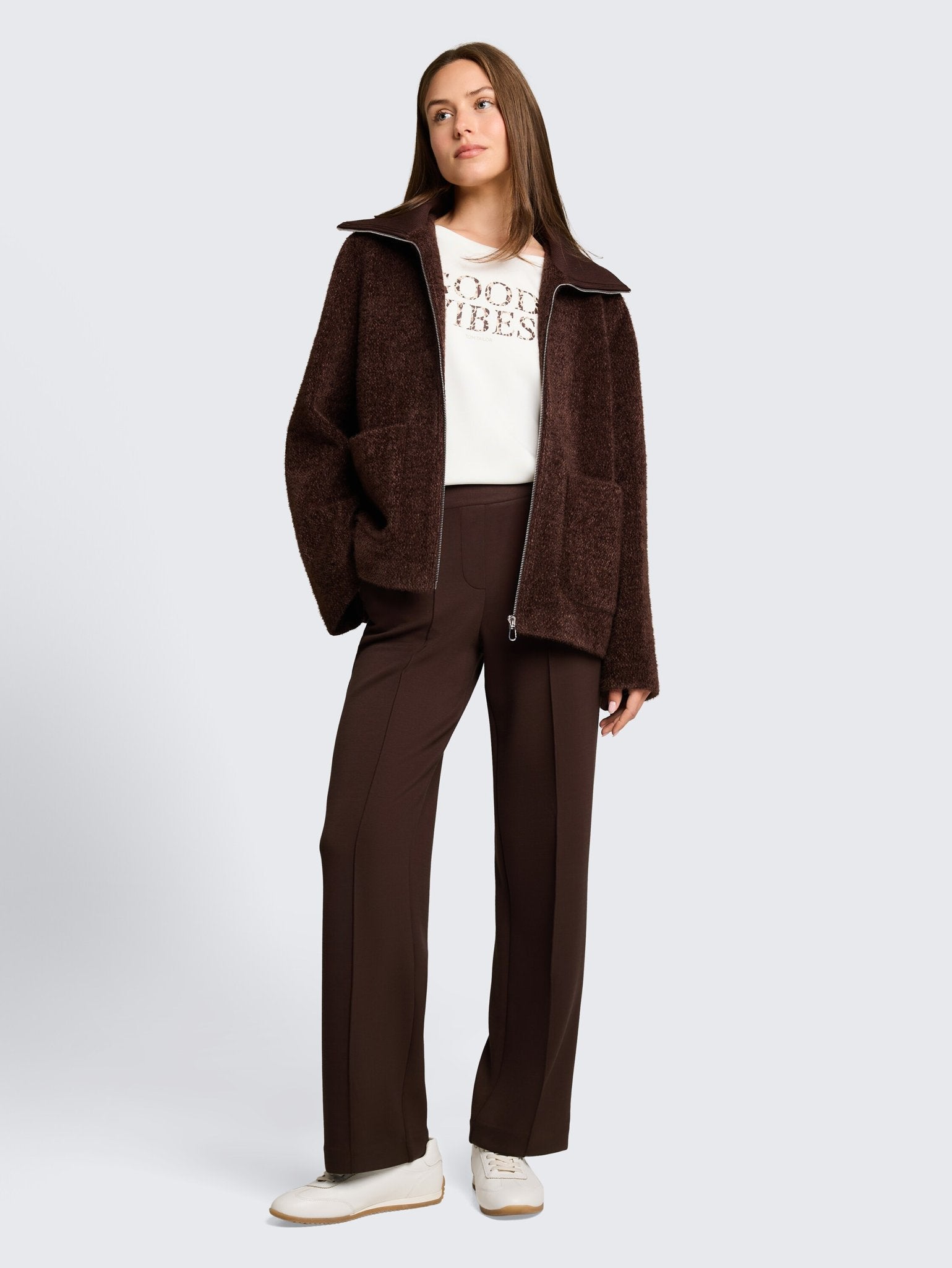 Tom Tailor Damen Jacken Java Dark Struc
