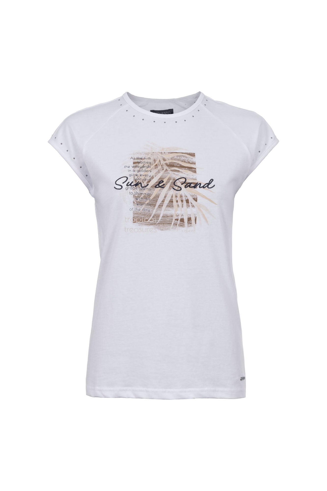 Soquesto Damen Tops Weiß