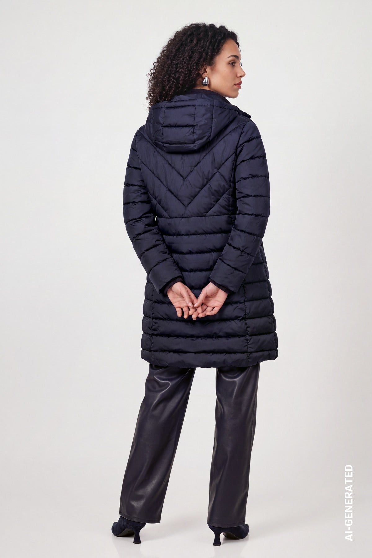 Monari Damen Mantel Dark Blue