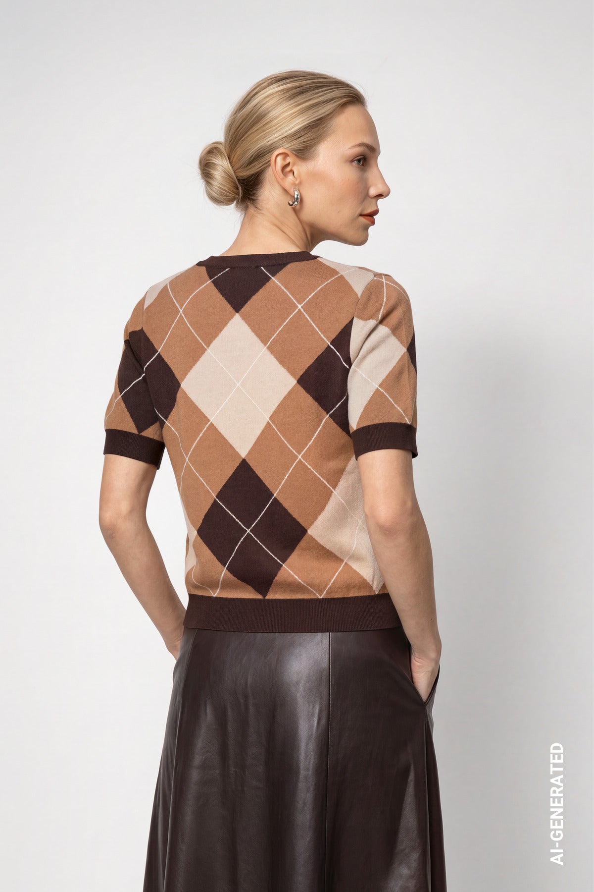 Monari Damen Pullover  Black Coffe