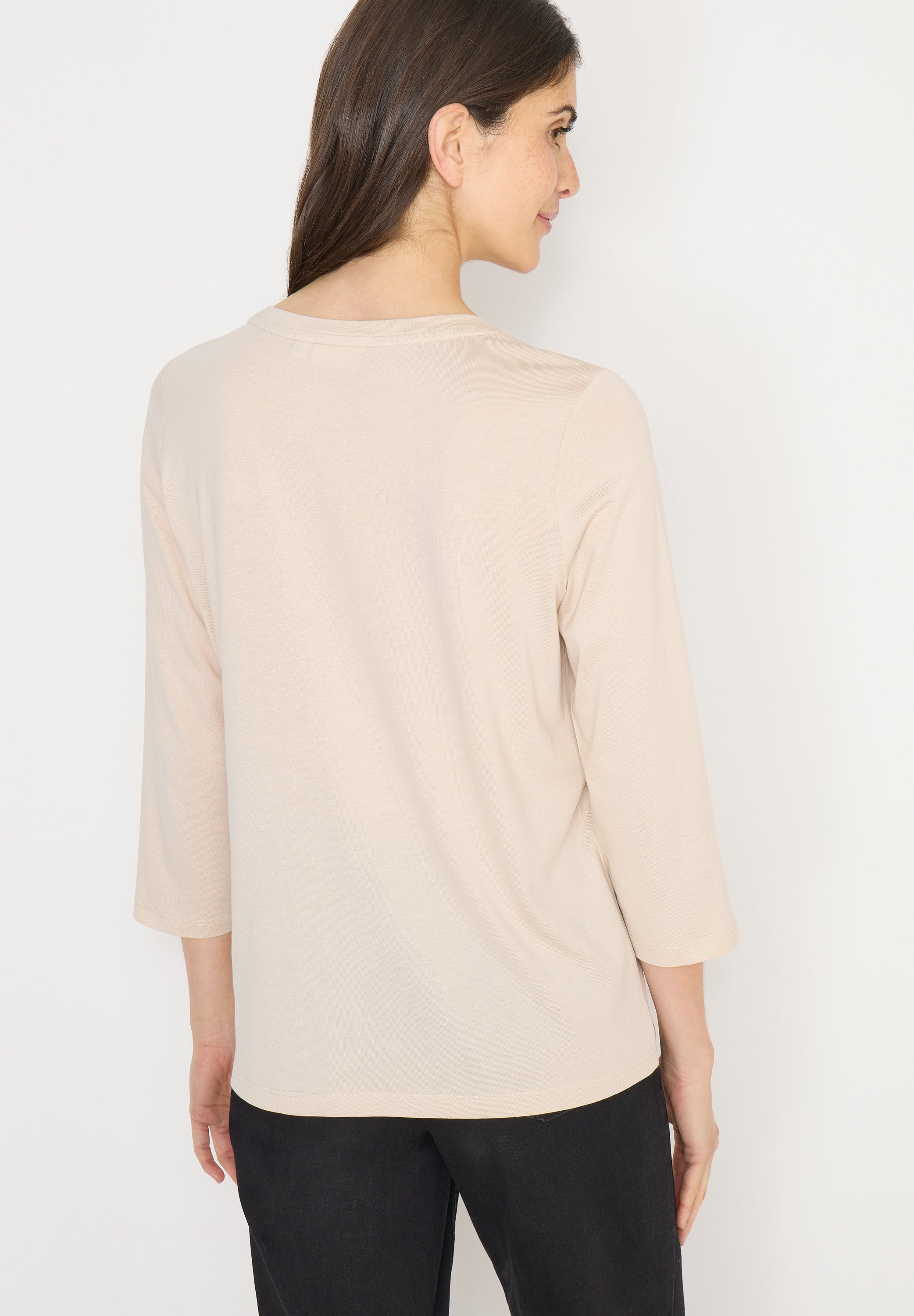 Cecil Damen T-Shirts Pearl Bei