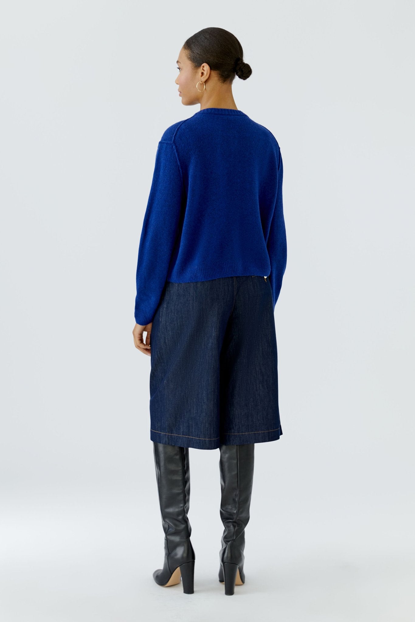 Oui Damen Strickjacken  Royal Blue