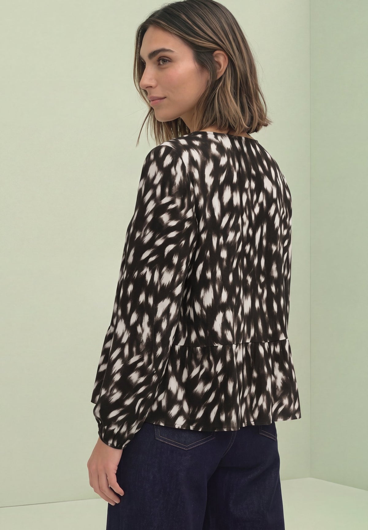 Street One Damen Blusen Black