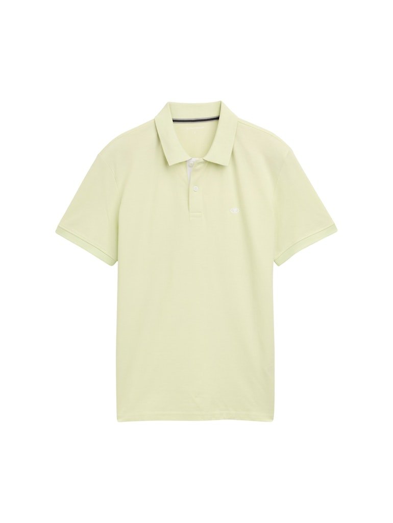Tom Tailor Herren Polo-Shirts Lime Cream Gree