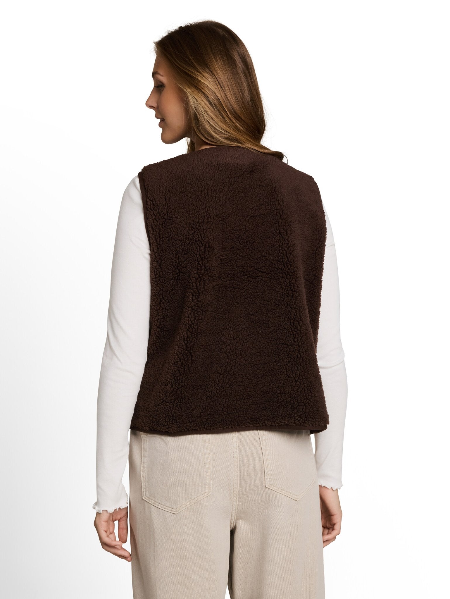 Tom Tailor denim Damen Sweatjacken Cool Dark Brown