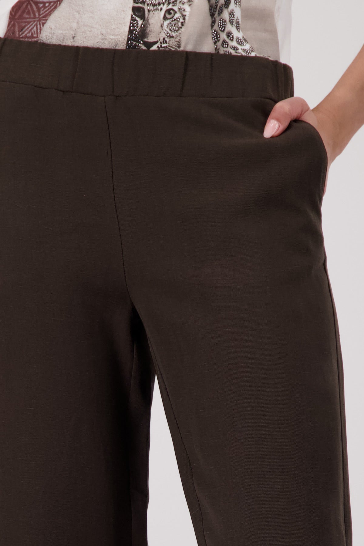 Monari Damen Hosen Coffee