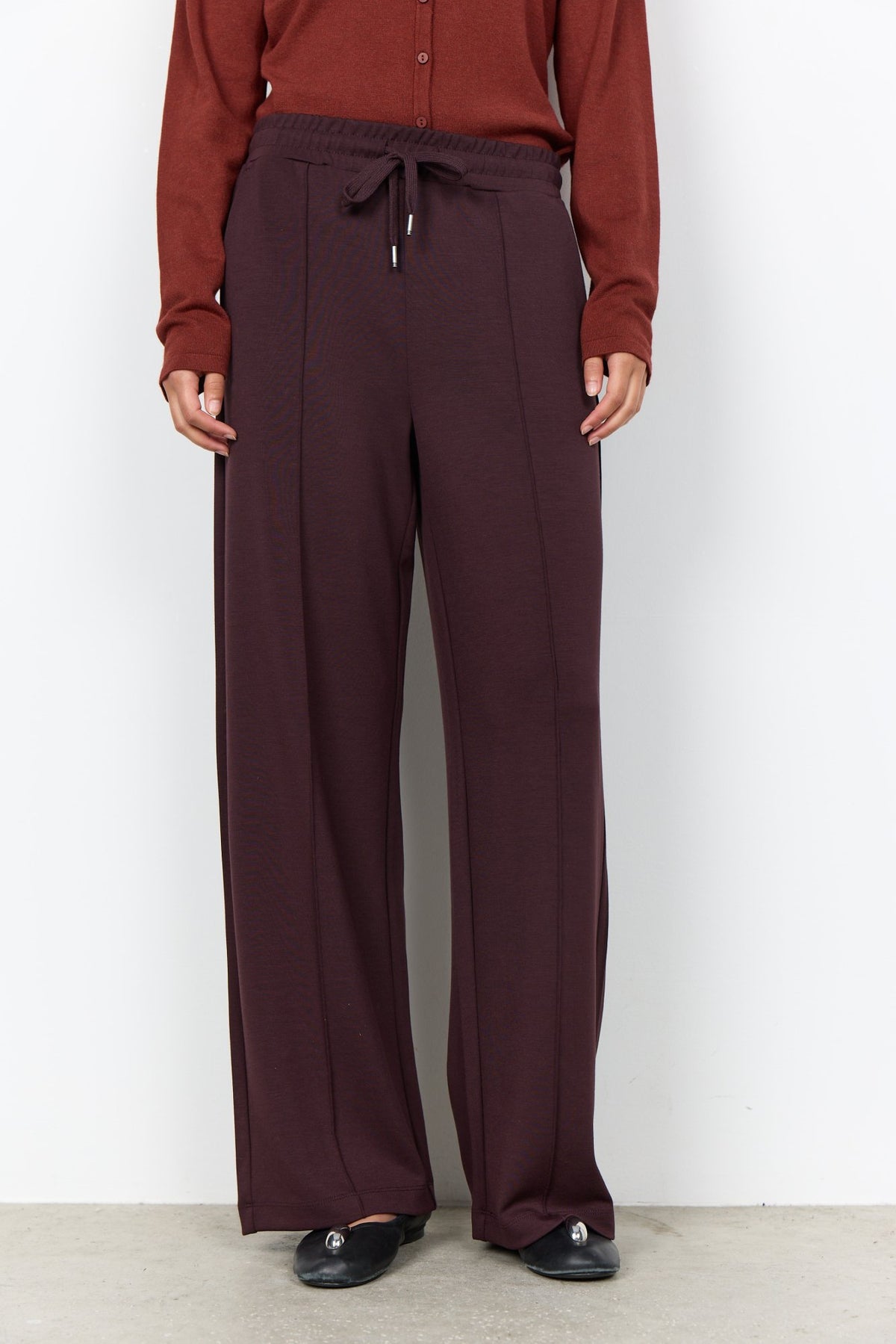 Soya Concept Damen Hosen Chocolate Plum