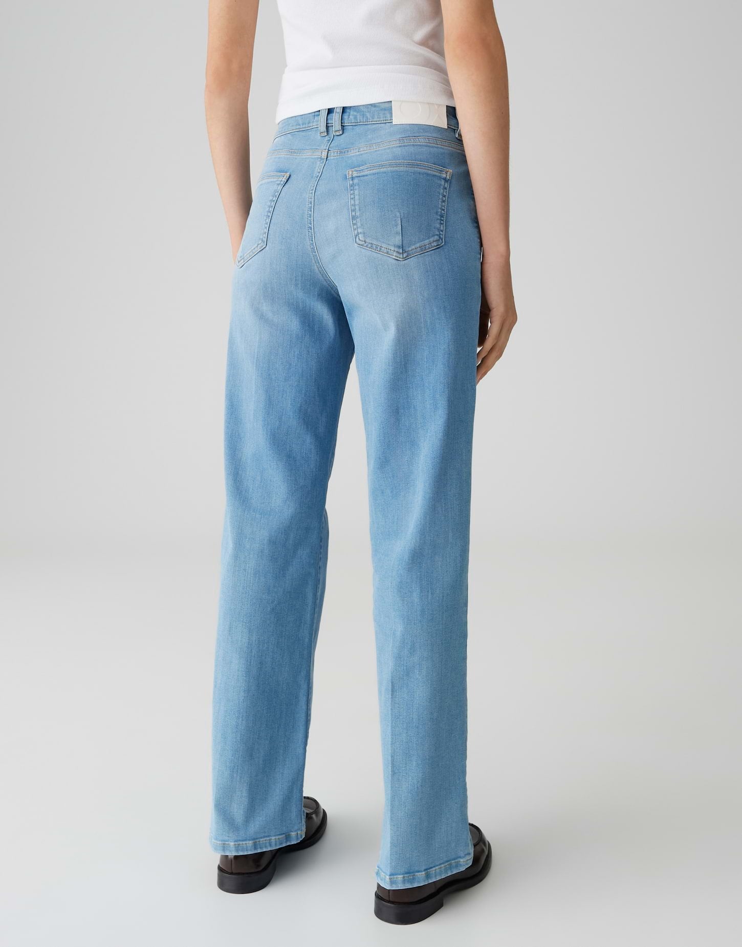 Opus Pants Damen Jeans Light Blu