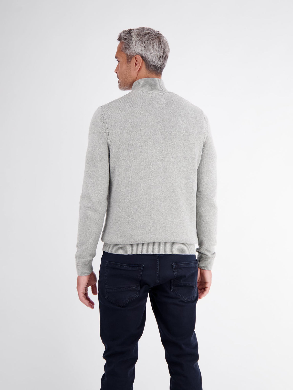 Lerros Herren Pullover Platinum Grey M