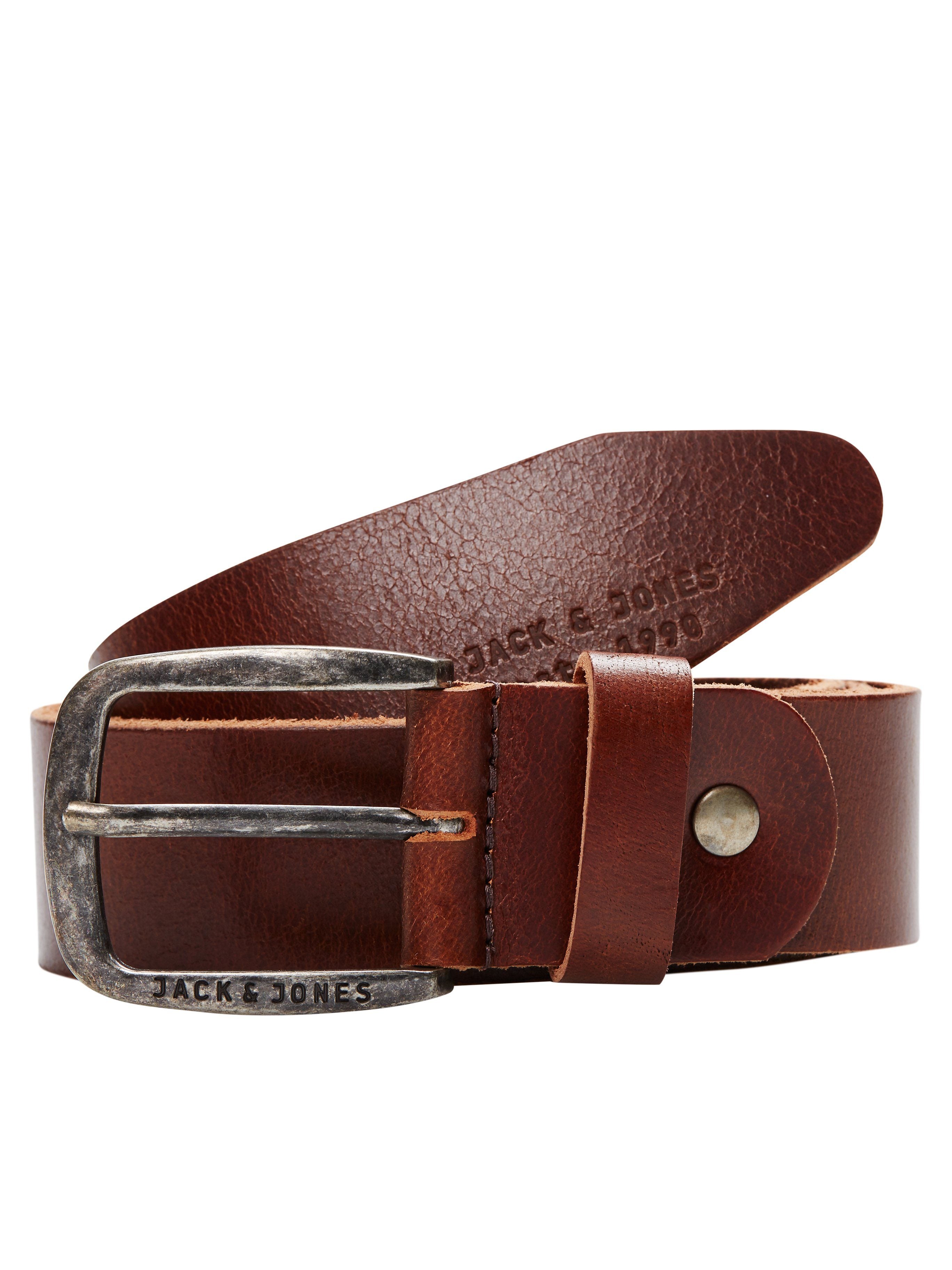 Jack & Jones Herren Gürtel Black Coffee