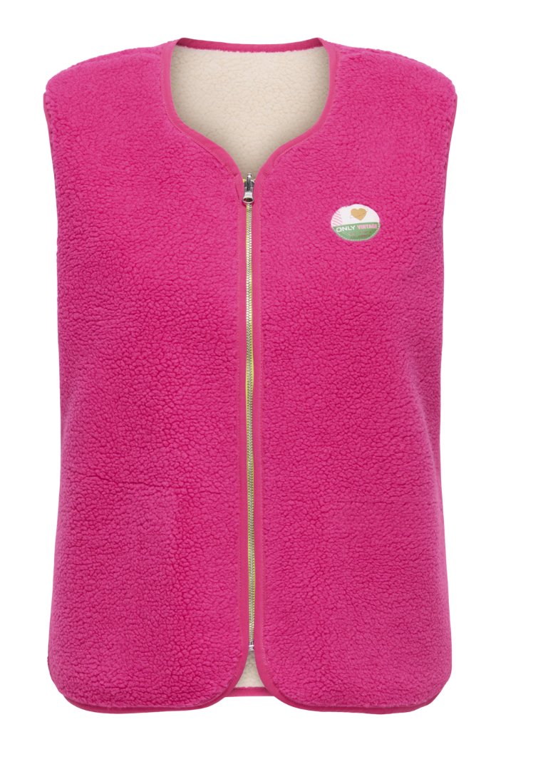 only Damen Outdoorwesten Pink Yarrow/Bat