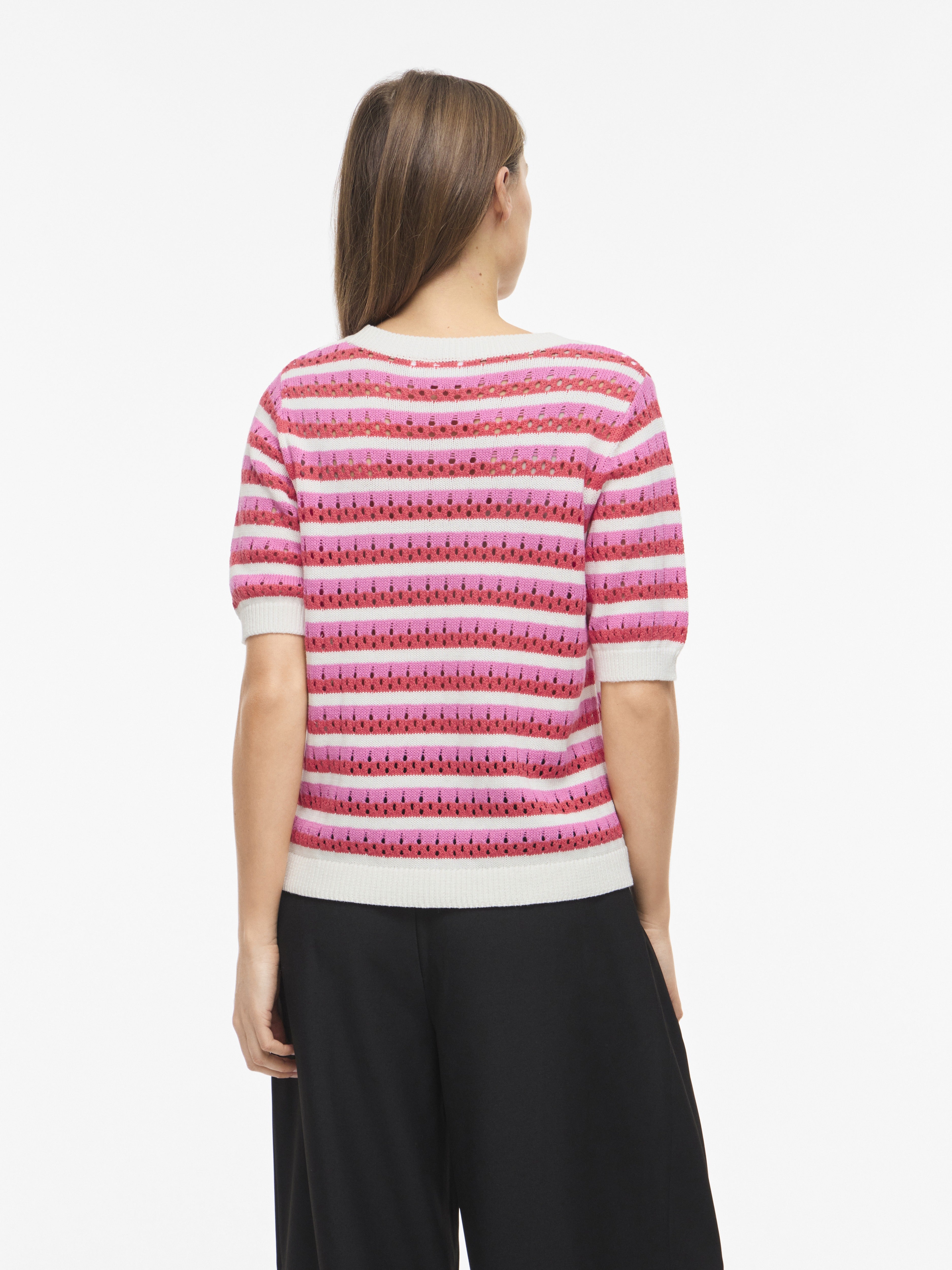 Vila Damen Pullover Snow White/Hibi