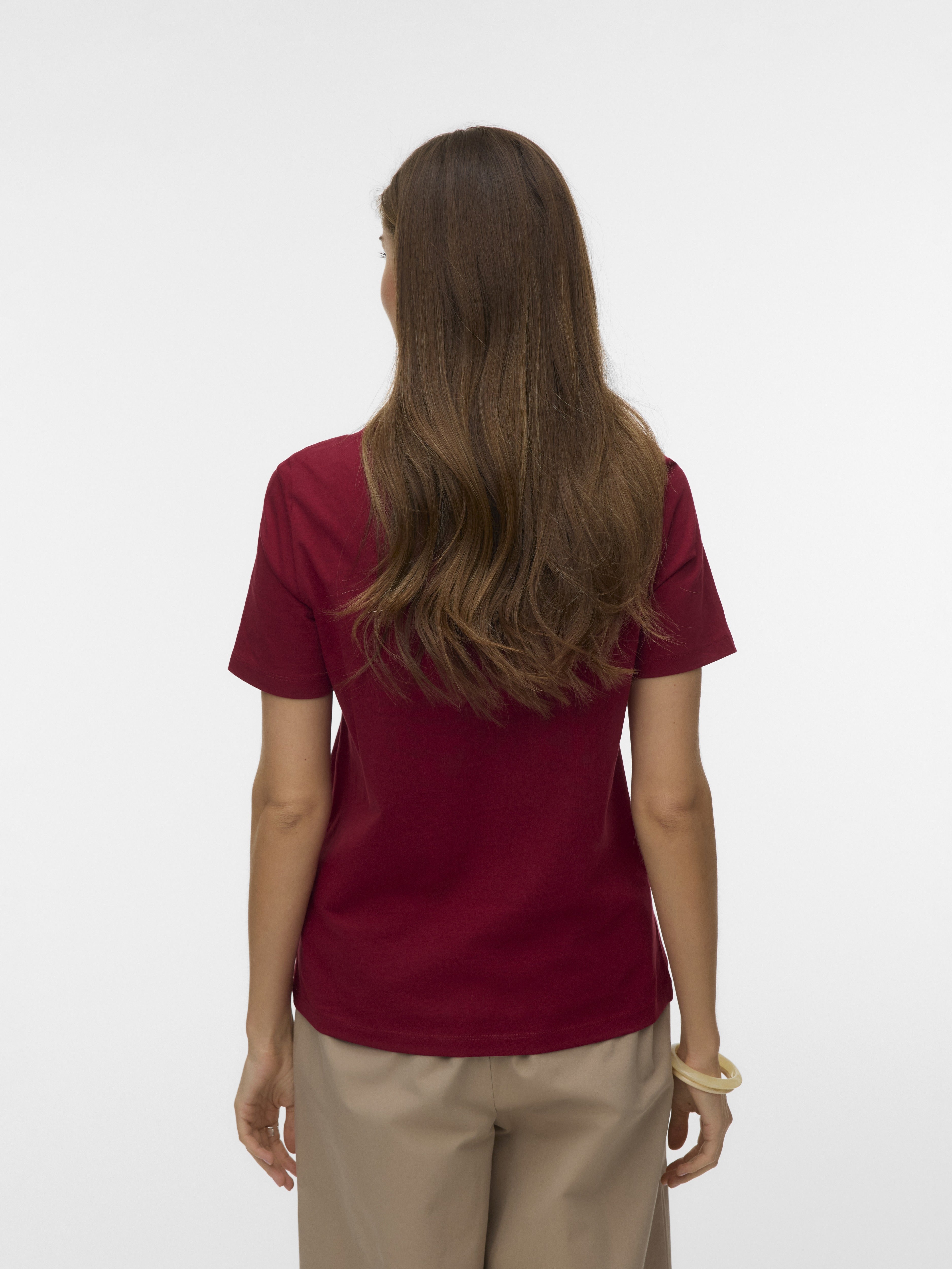 Vero Moda Damen T-Shirts Biking Red