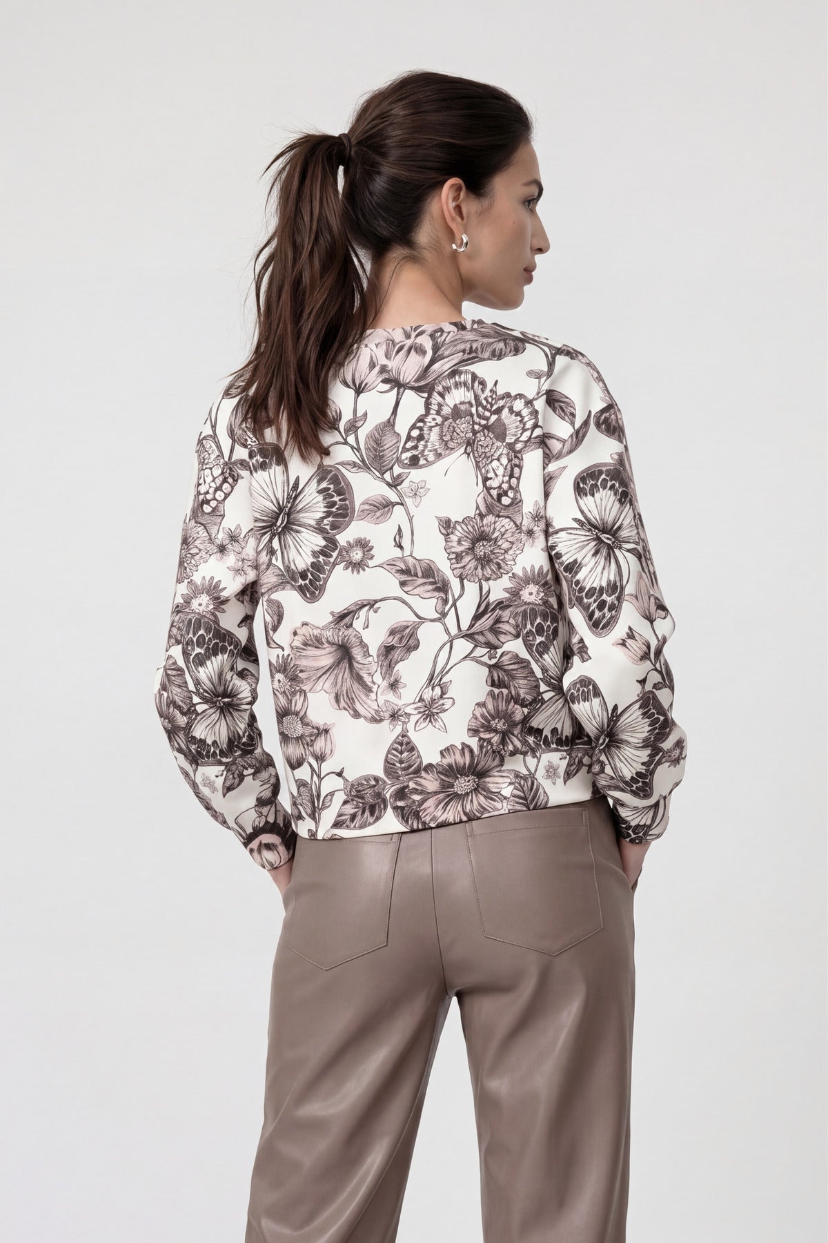 Monari Damen T-Shirts  Taupe Gemus