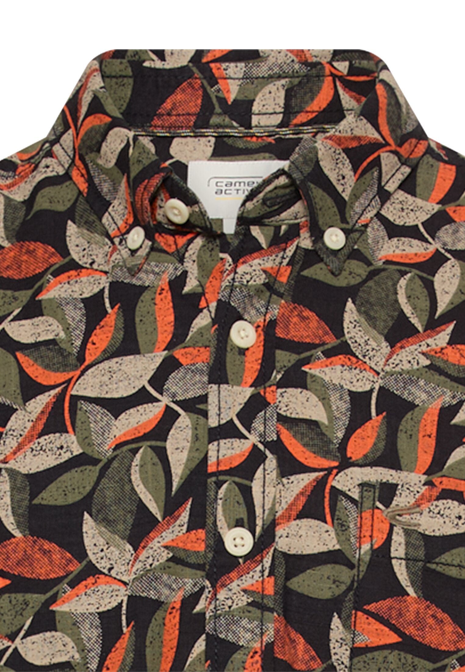 Camel active Herren Hemden kurz  Burned Orang