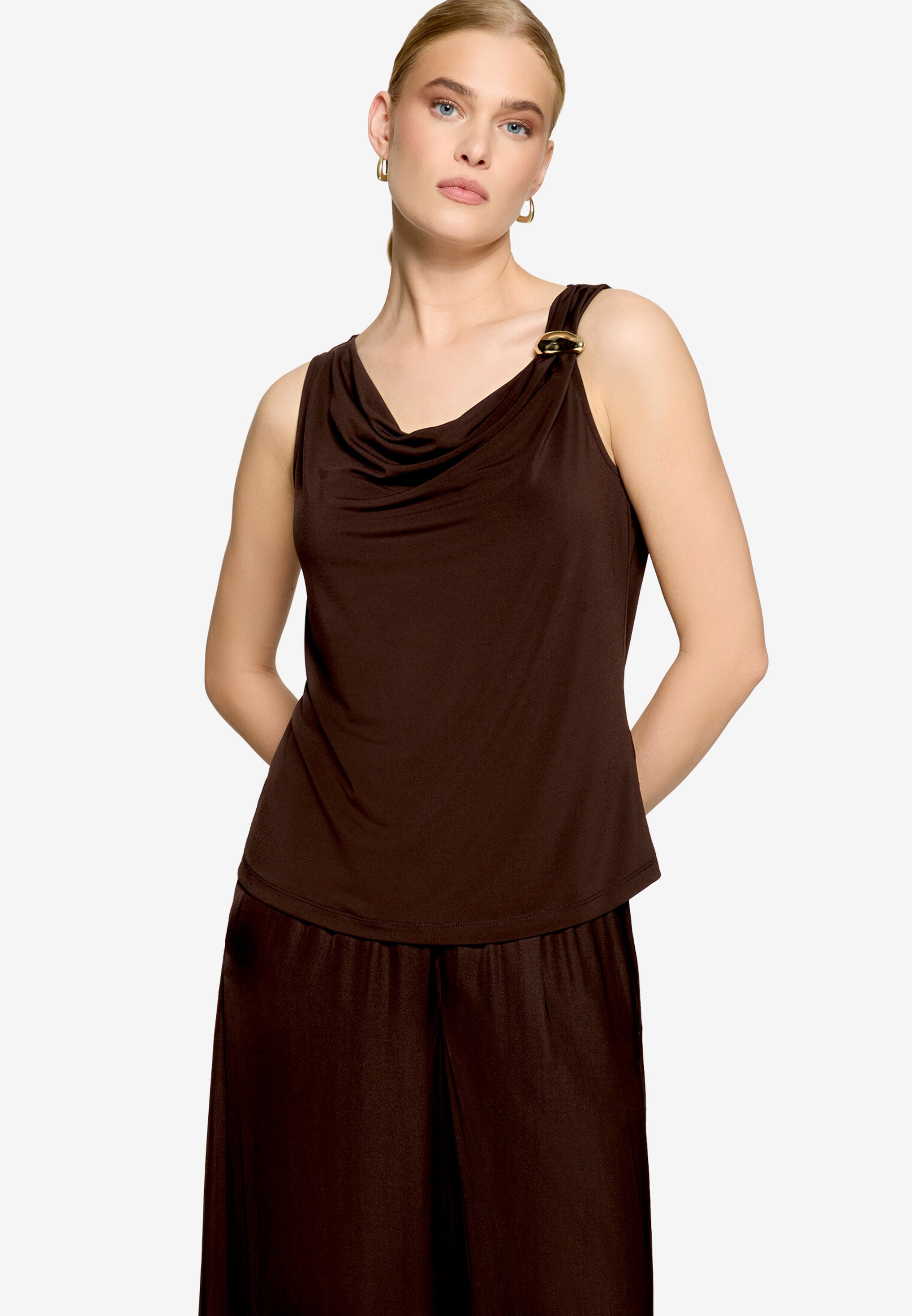 Zero Damen Tops Chocolate Plum