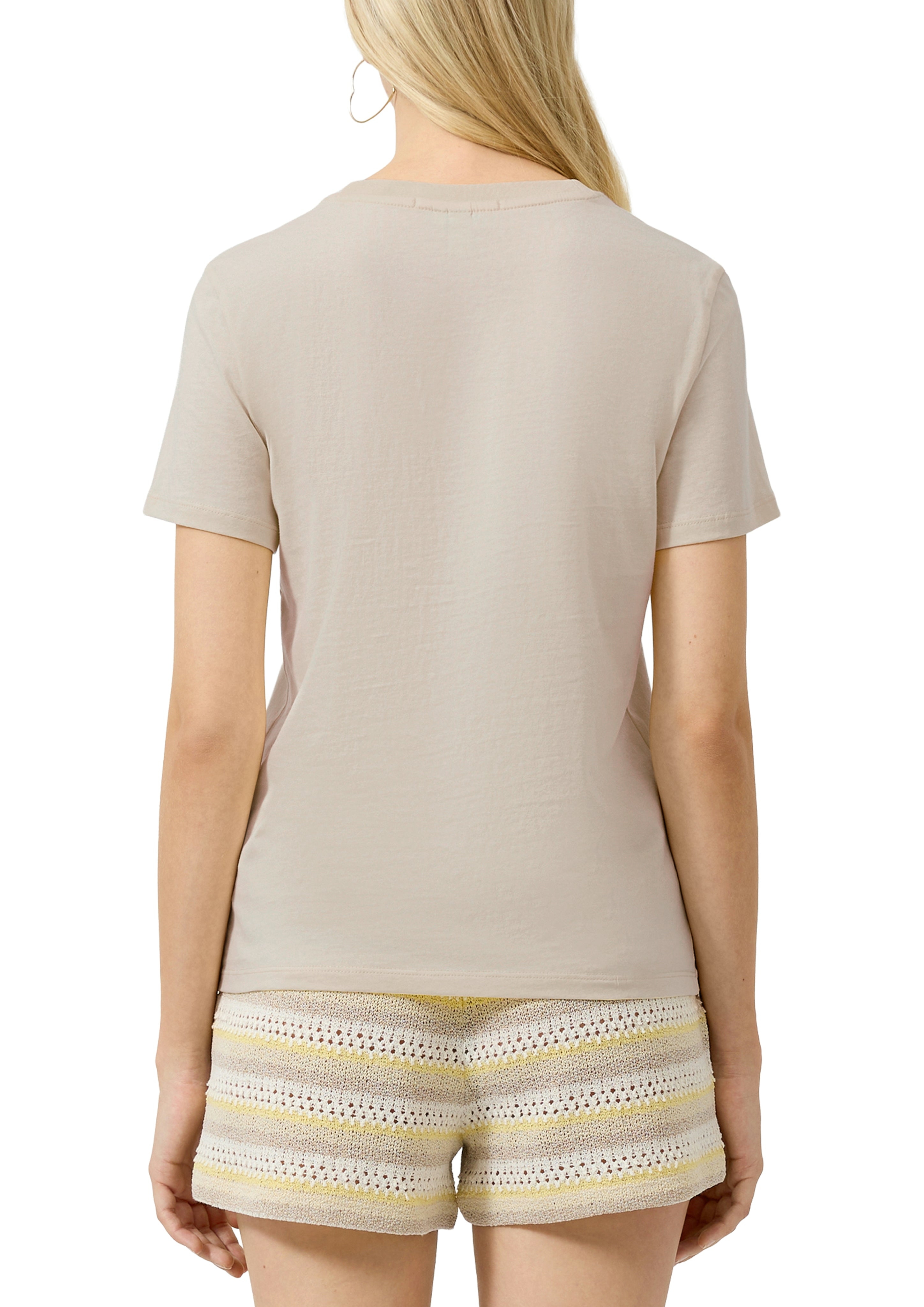 QS by S.Oliver Damen T-Shirts Grey/Black