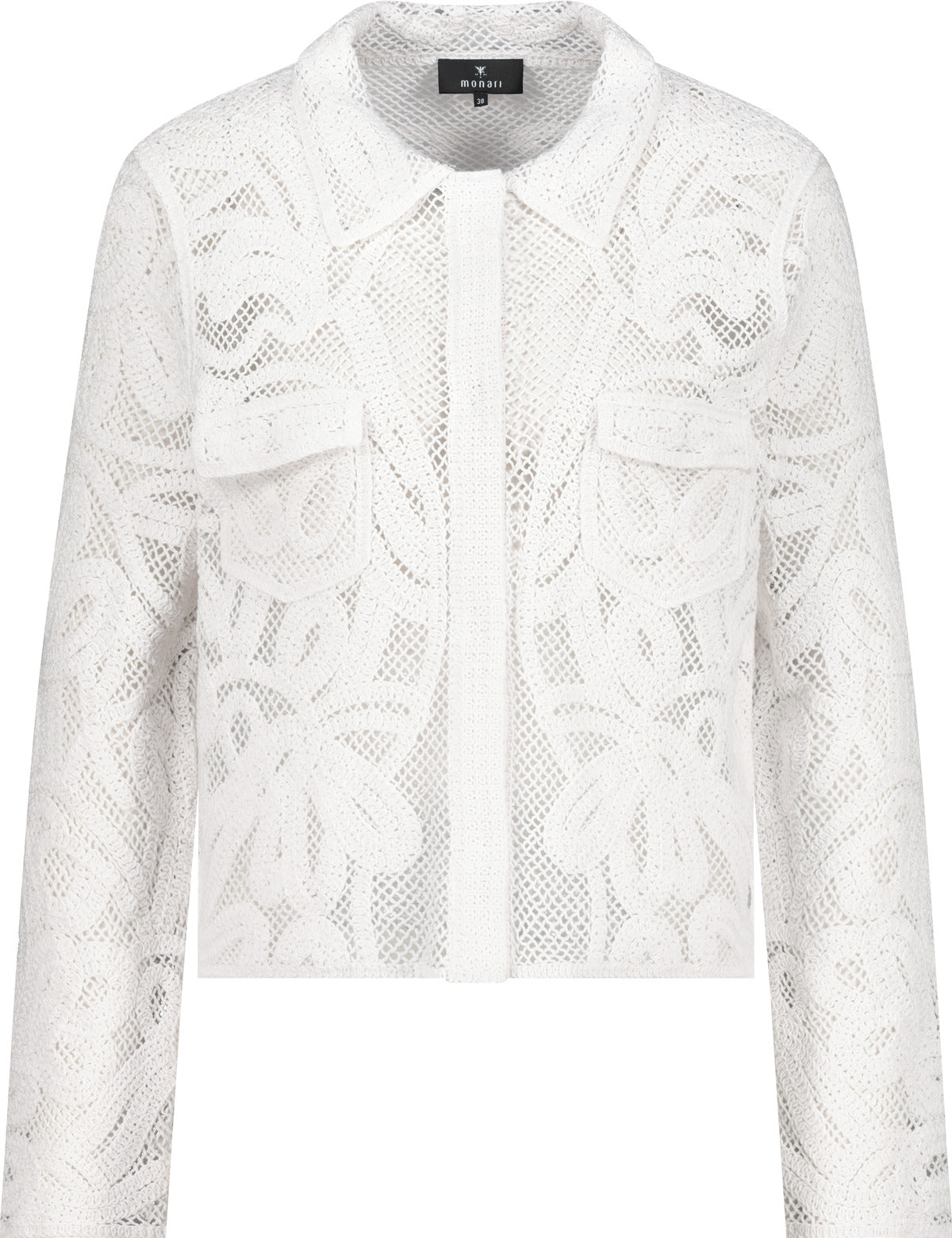 Monari Damen Strickjacken  Cream