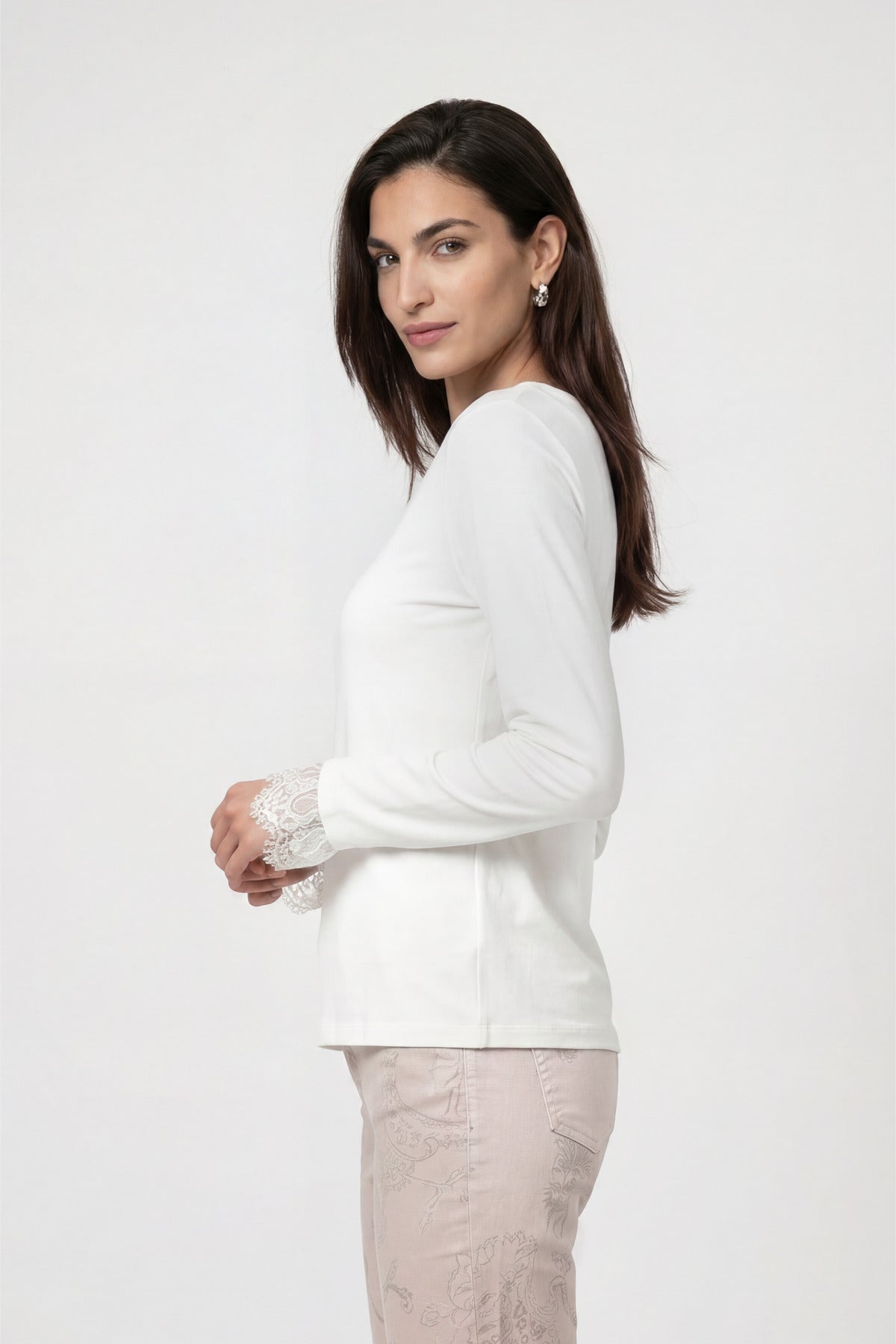 Monari Damen T-Shirts Off-White