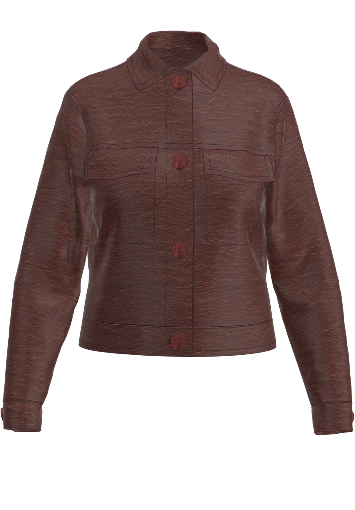 Bianca Damen Blazer Dark Barolo