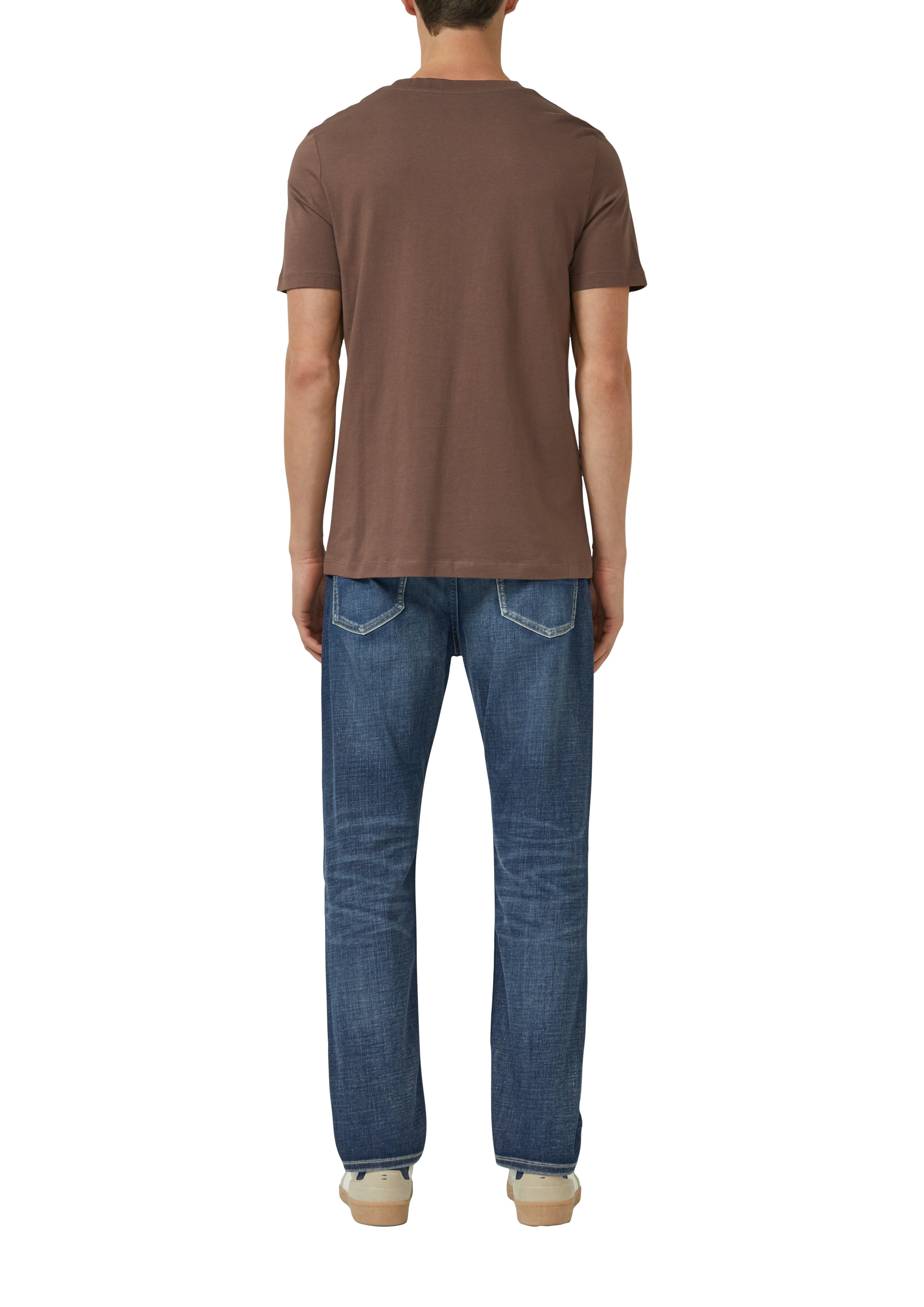 S. Oliver red Herren T-Shirts kurz Brown