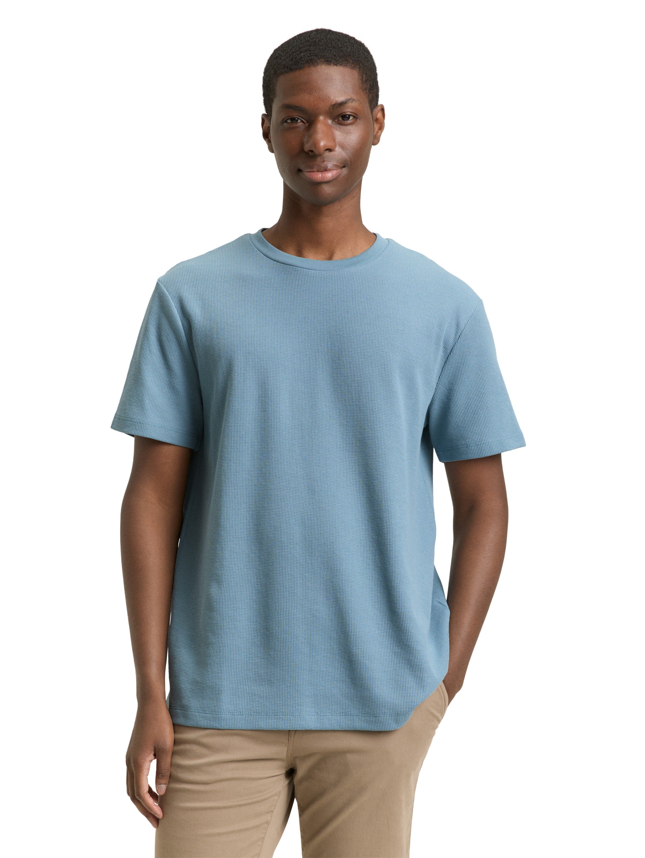 Tom Tailor denim Herren T-Shirts kurz Citadel Blue