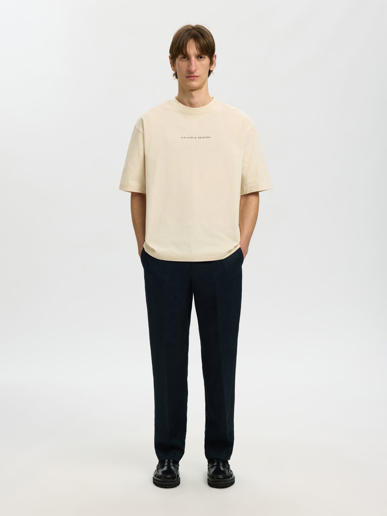 Selected homme Herren T-Shirts kurz  Birch