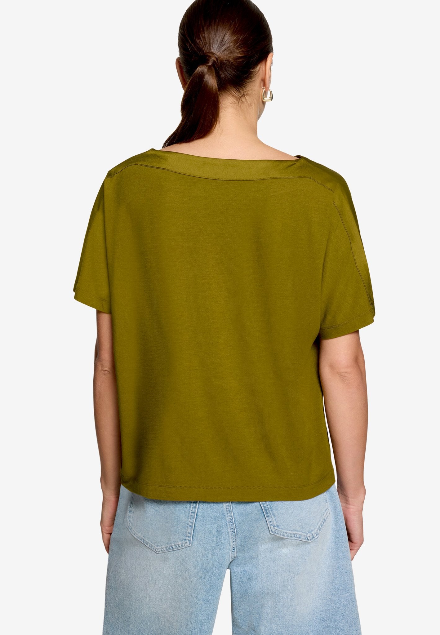 Zero Damen Tops Fir Green