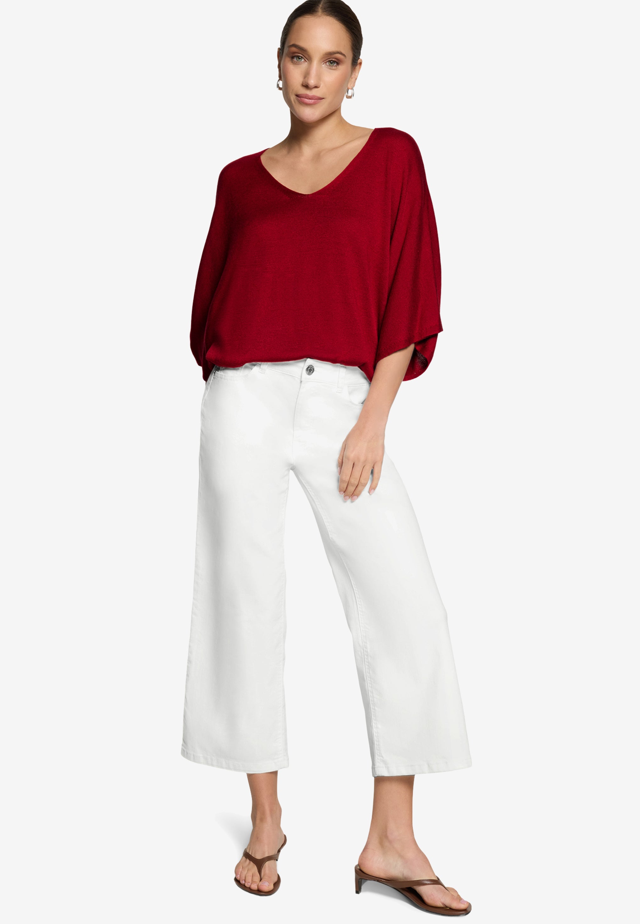 Zero Damen Pullover Candy Red