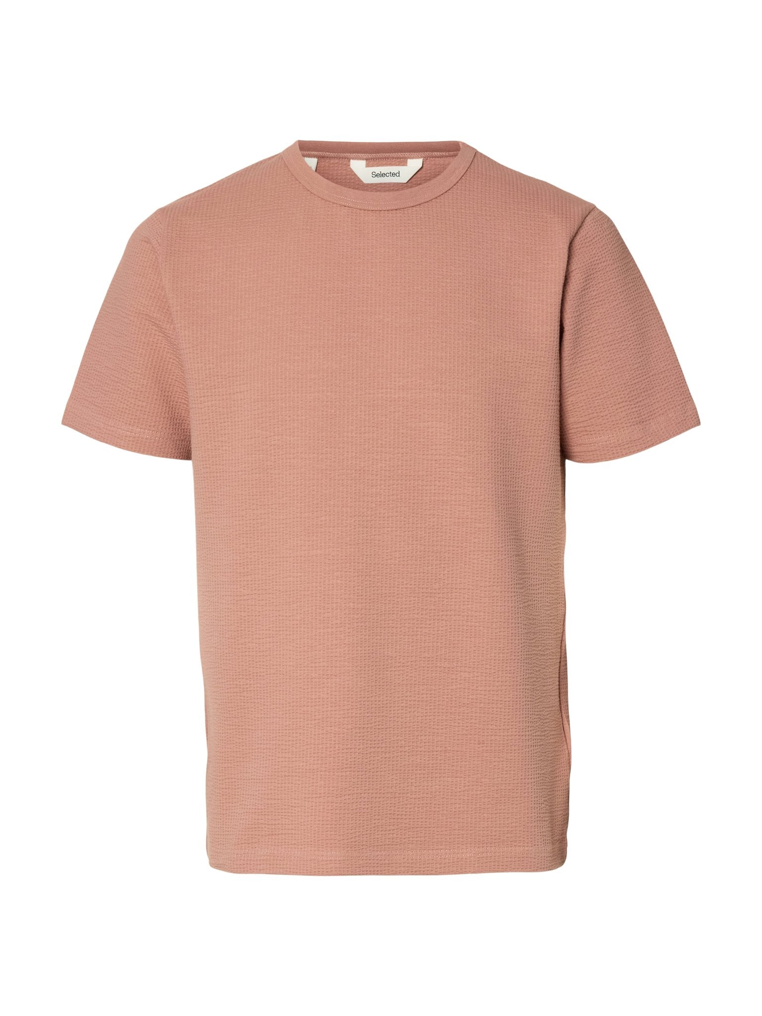 Selected homme Herren T-Shirts kurz Rose Daw
