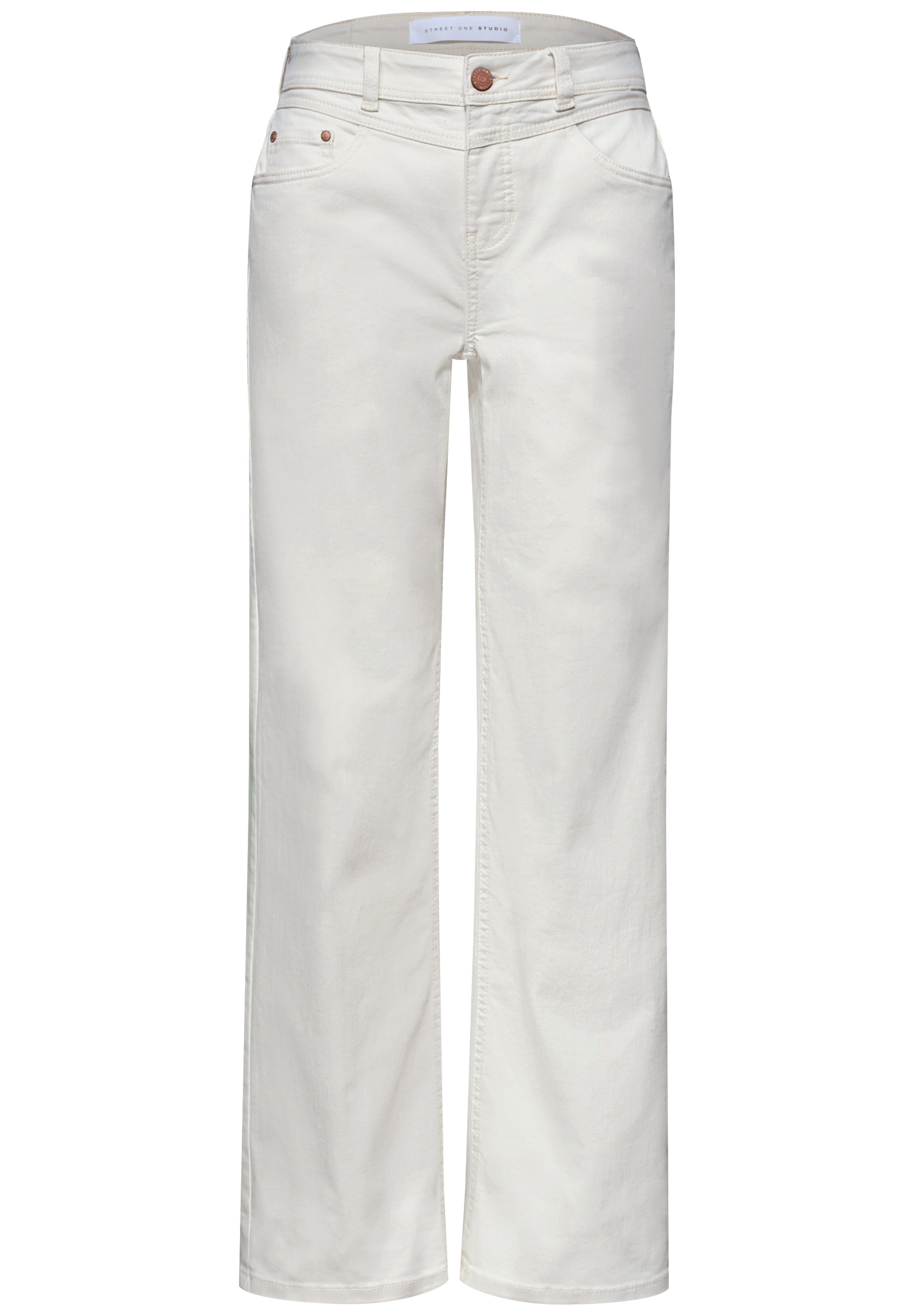 Street One Studio Damen Hosen  Ecru Wash