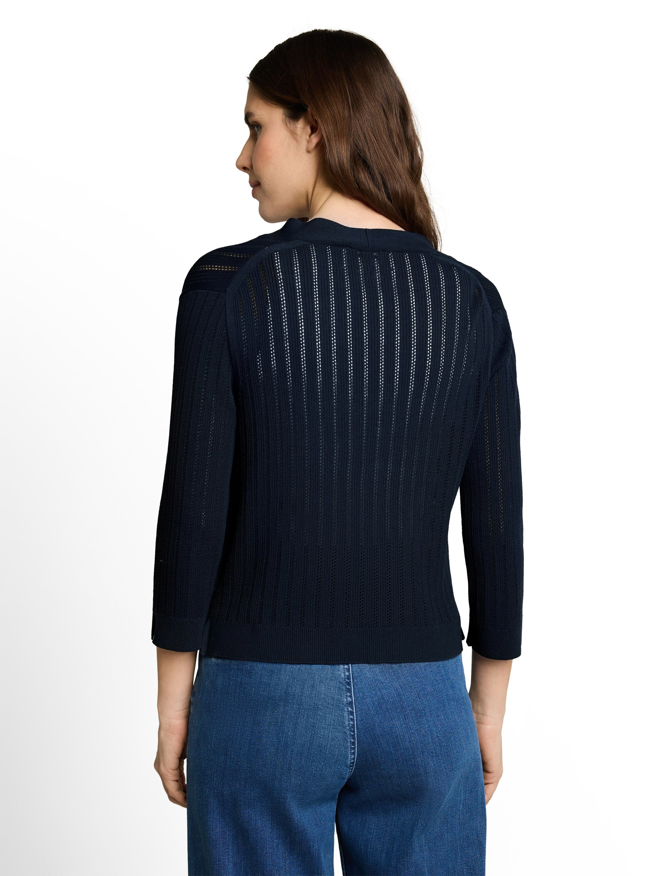 Tom Tailor Damen Strickjacken Sky Captain Blu