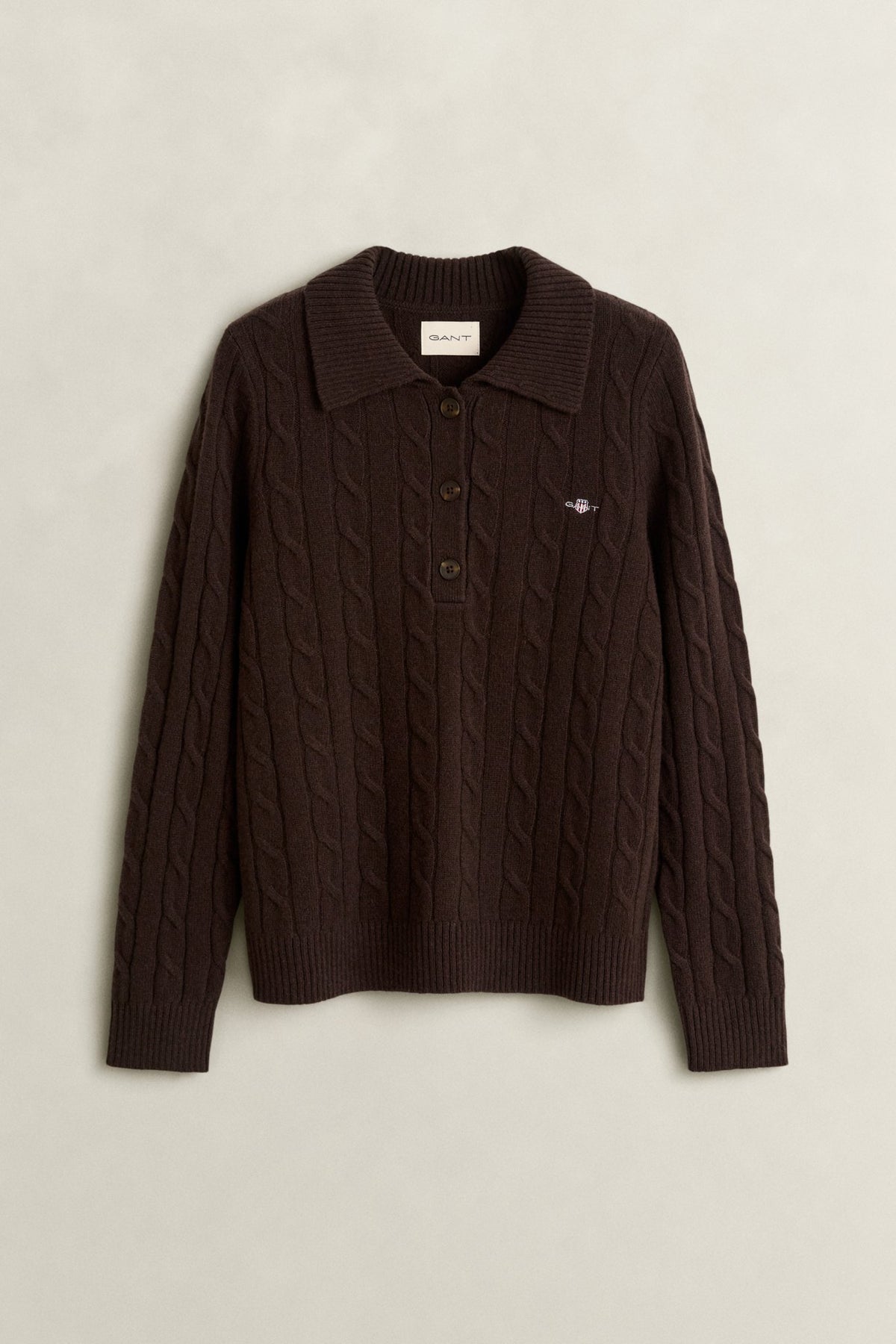 Gant Damen Pullover Deep Brown