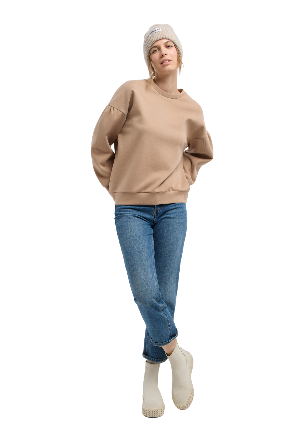 Elbsand Damen Sweatshirts  Nougat
