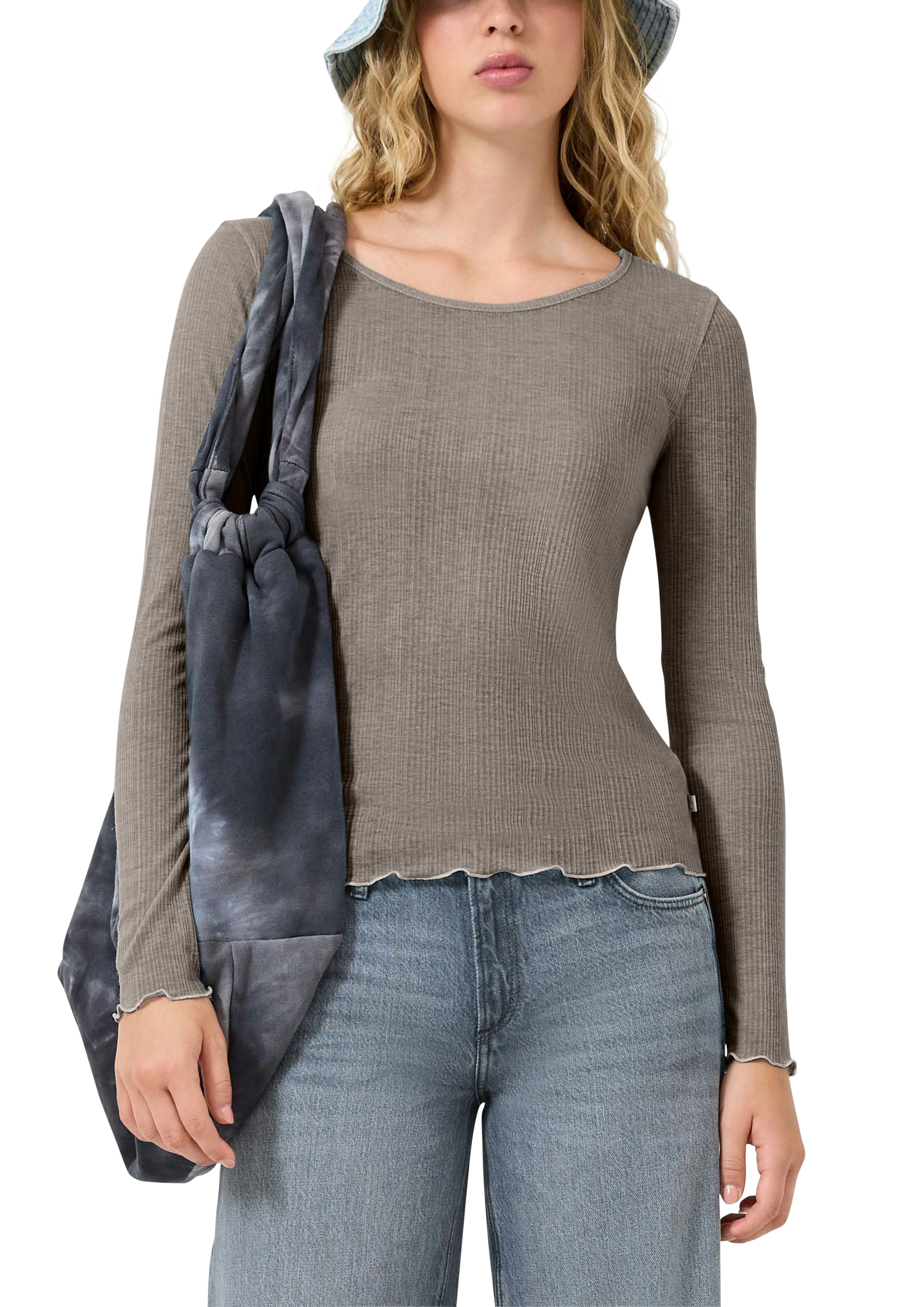 QS by S.Oliver Damen T-Shirts Grey/Black