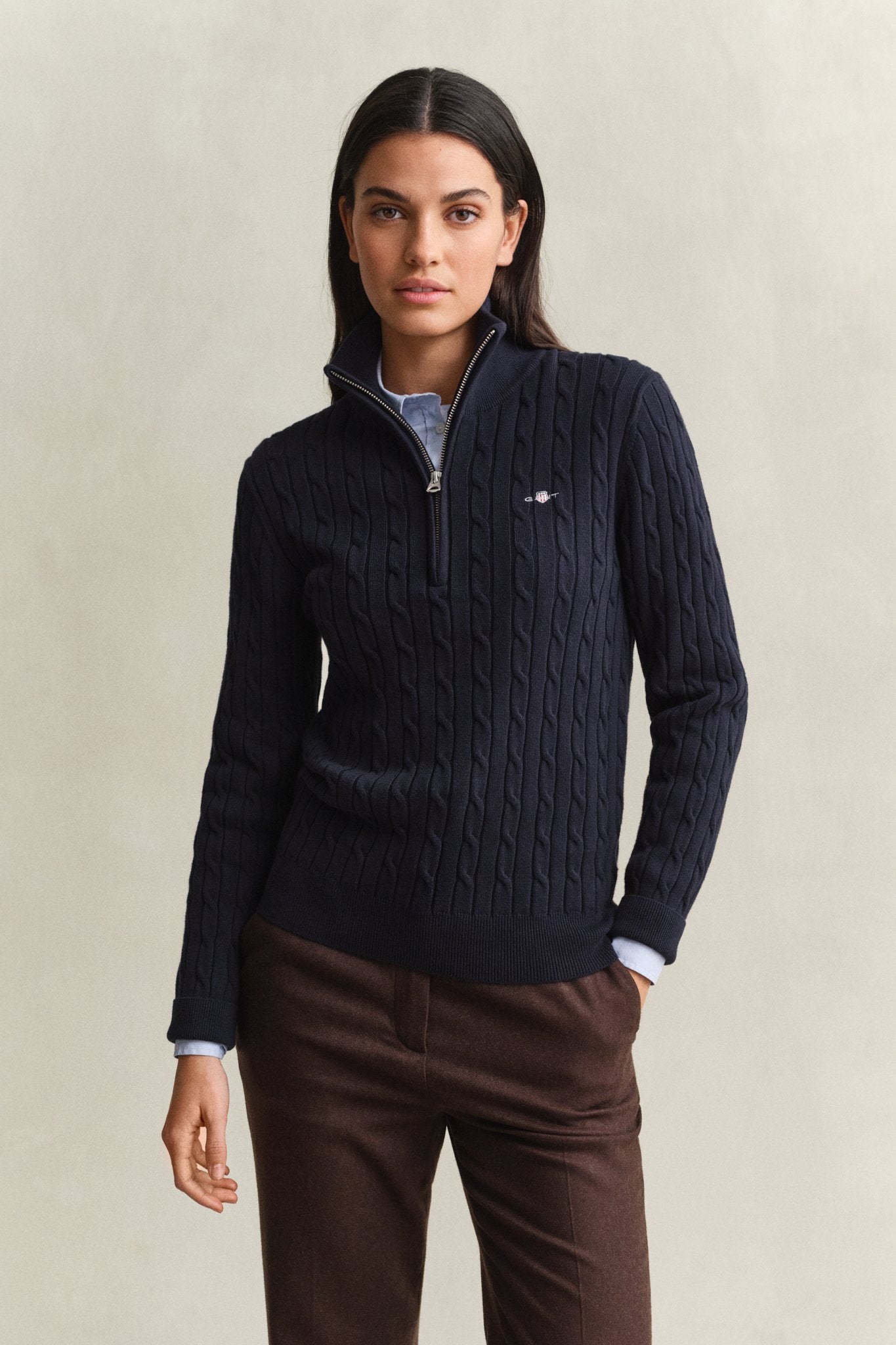 Gant Damen Sweatshirts Evening Blu