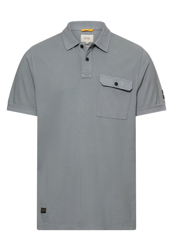 Camel active Herren Polo-Shirts  Stormy Blue