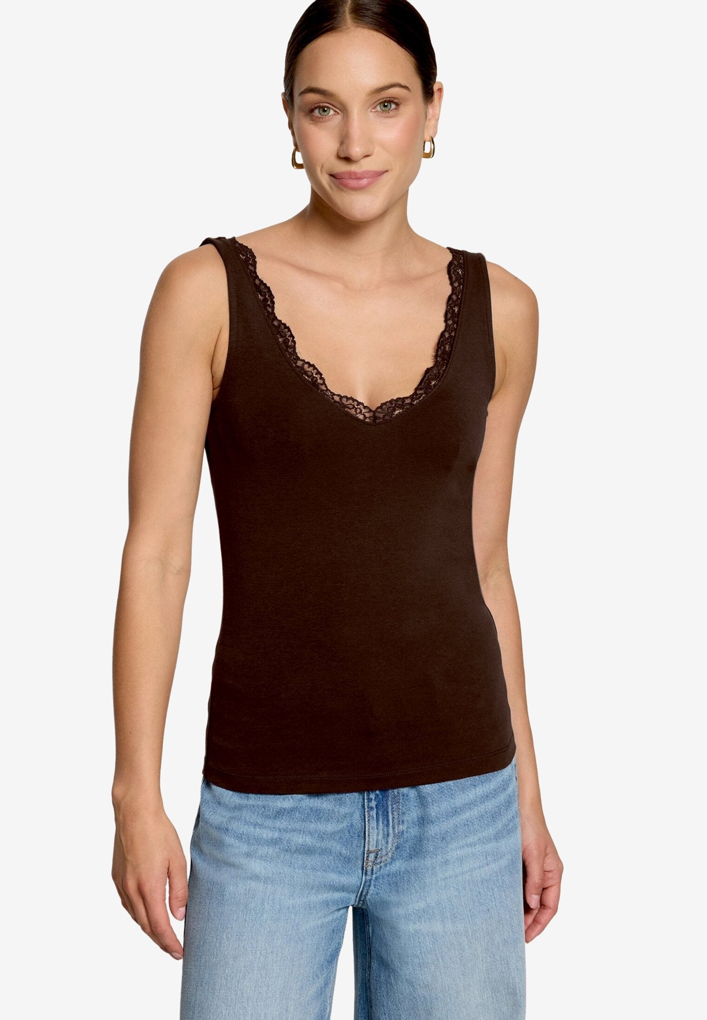Zero Damen Blusen Chocolate Plum