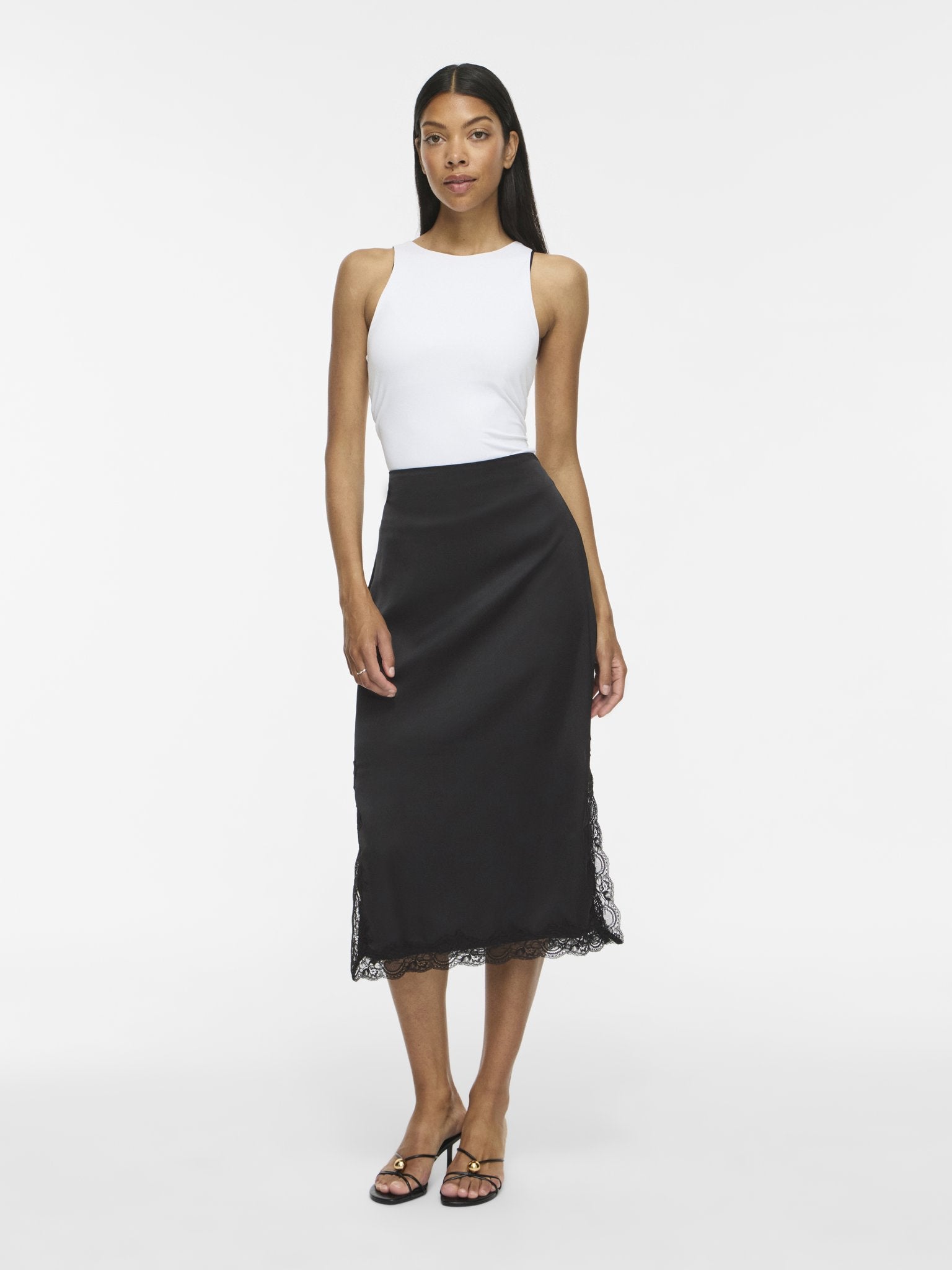 Vila Damen Rock Black Beauty
