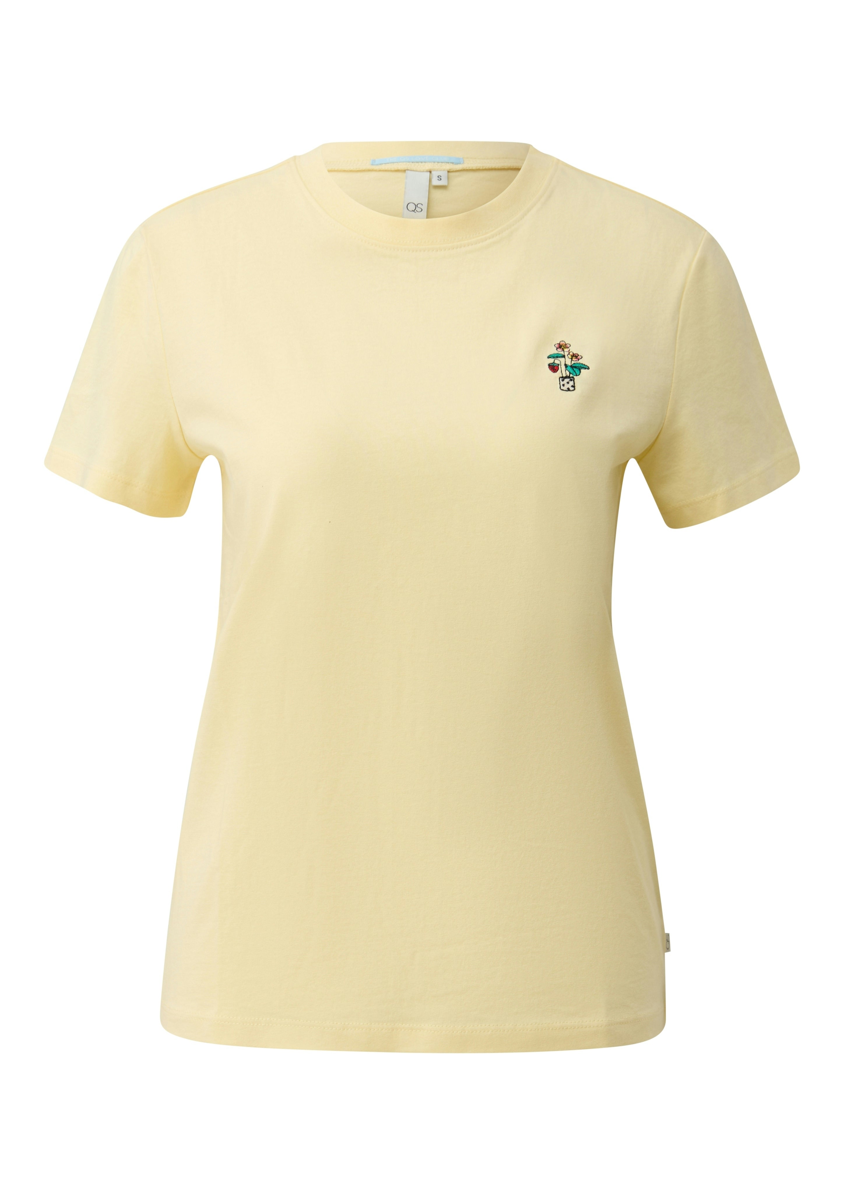 QS by S.Oliver Damen T-Shirts Yellow