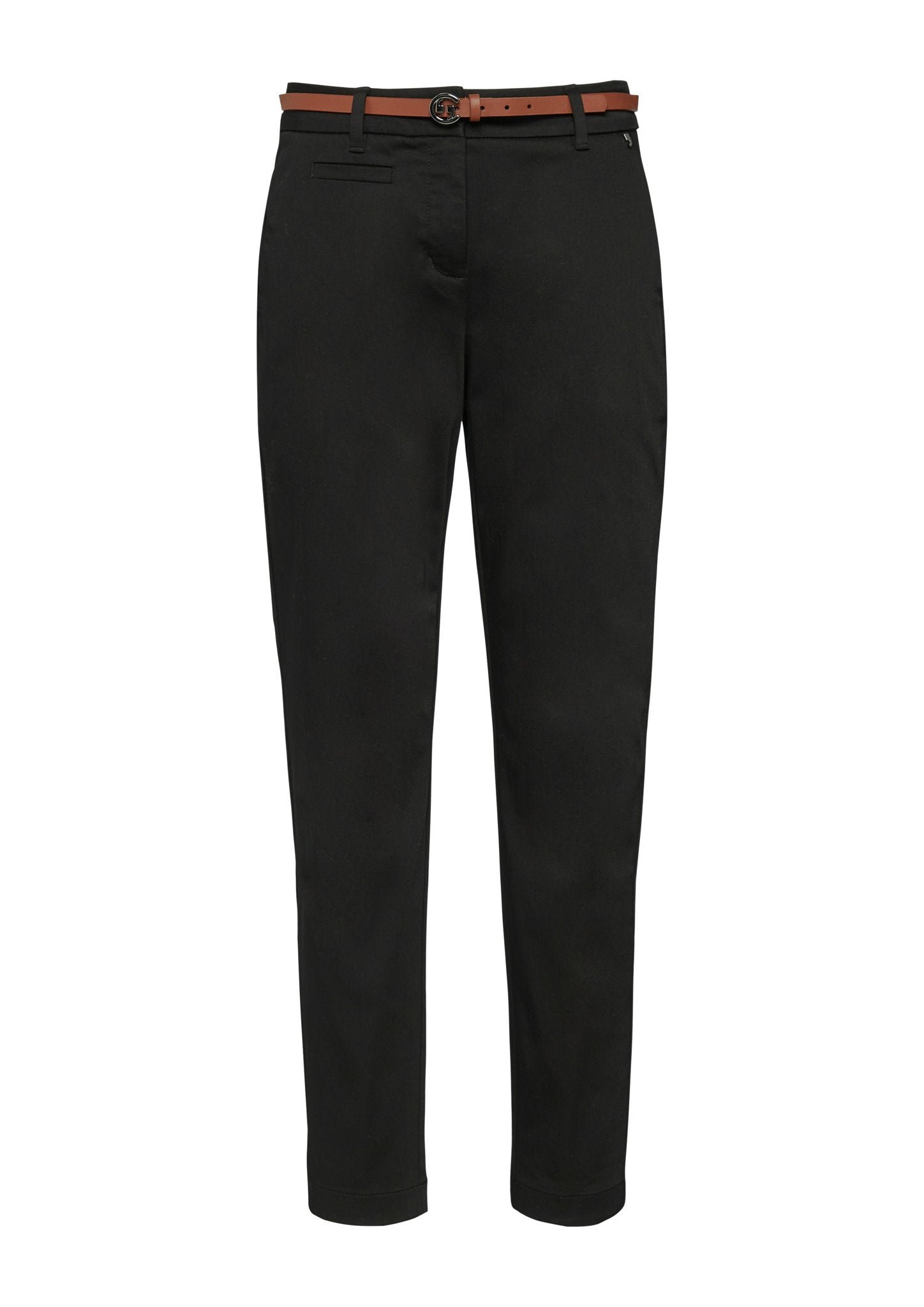 Comma Damen Hosen Grey/Black