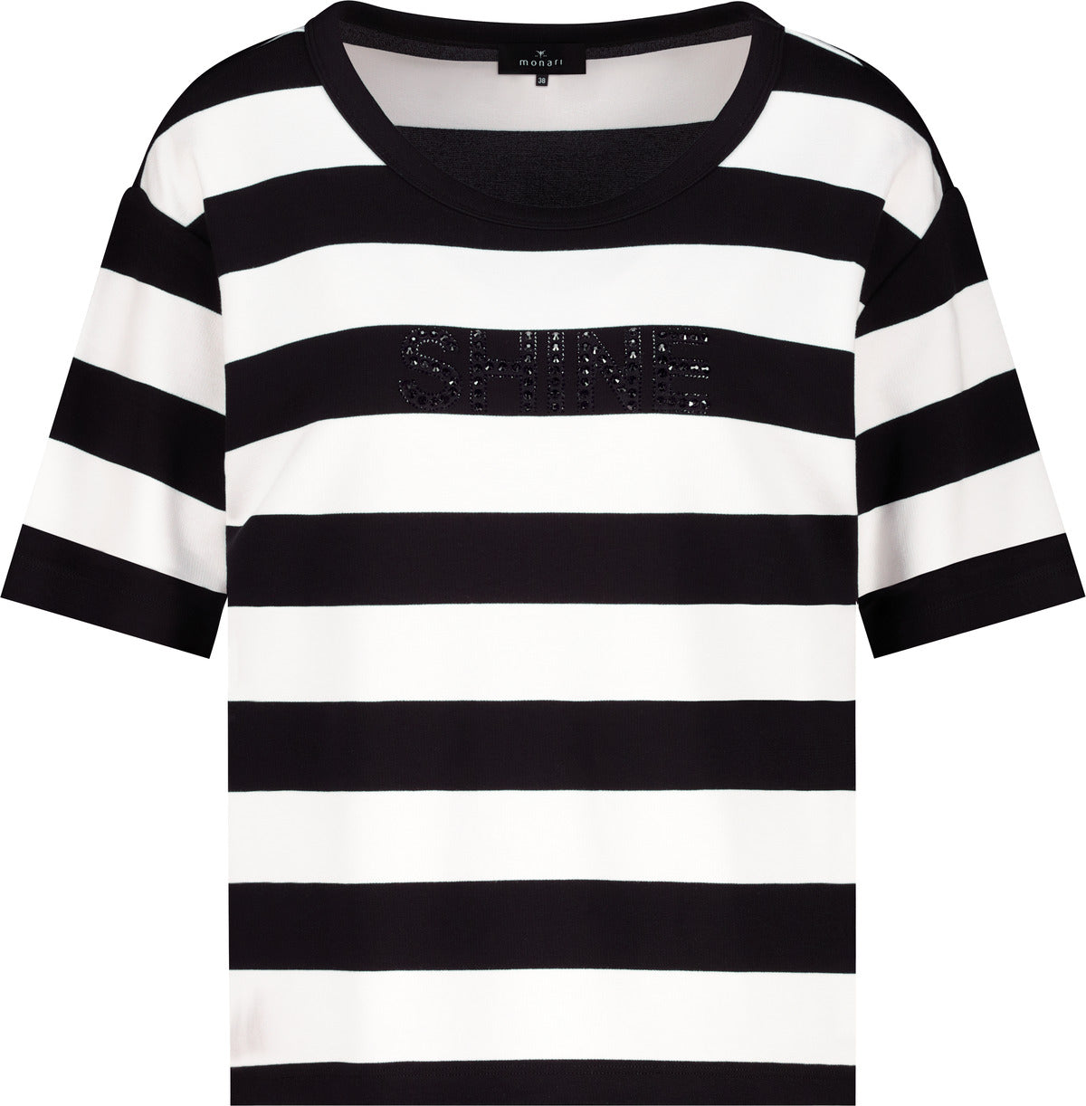 Monari Damen T-Shirts  Schwarz Rin