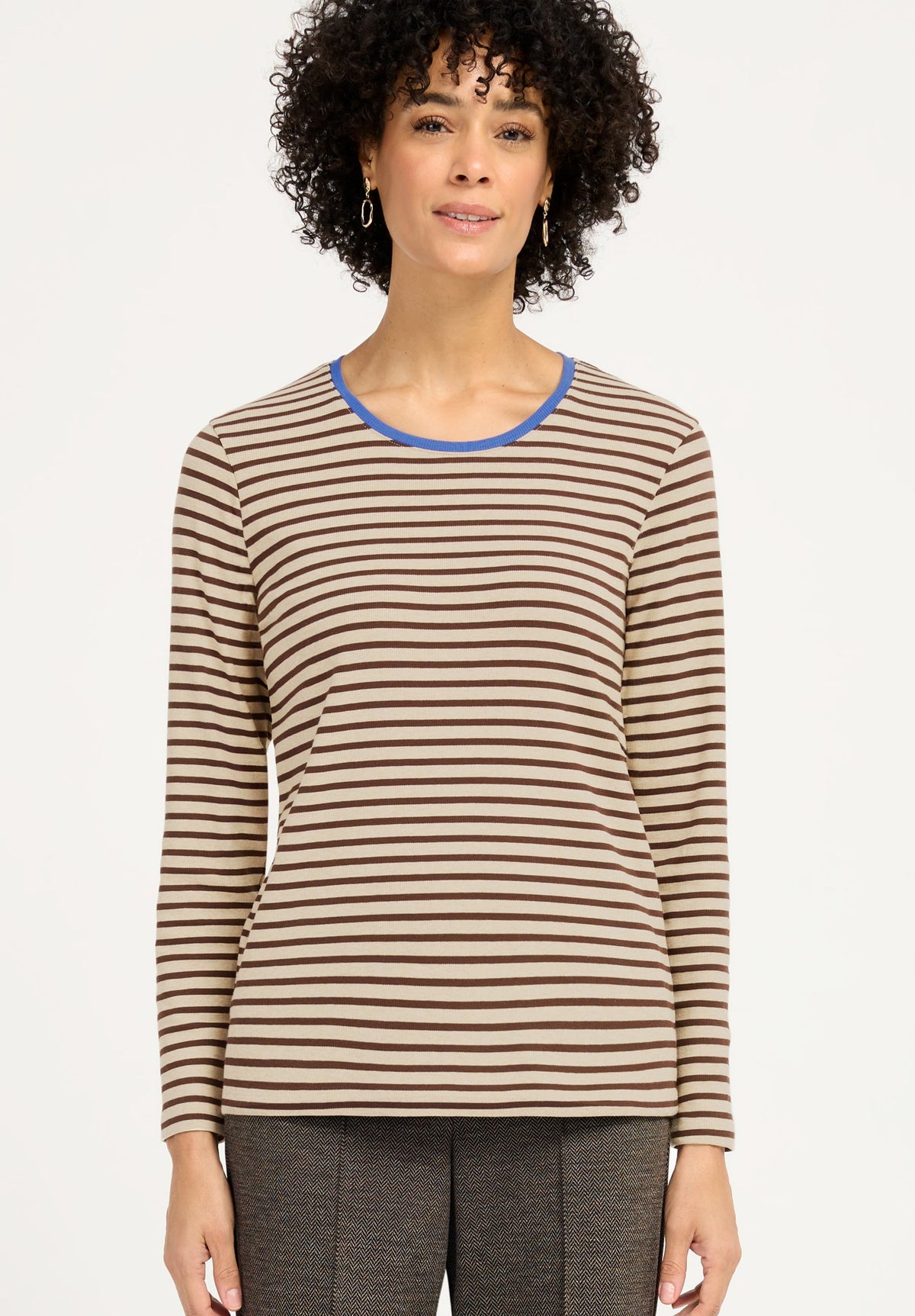 Bianca Damen T-Shirts Brown Mix