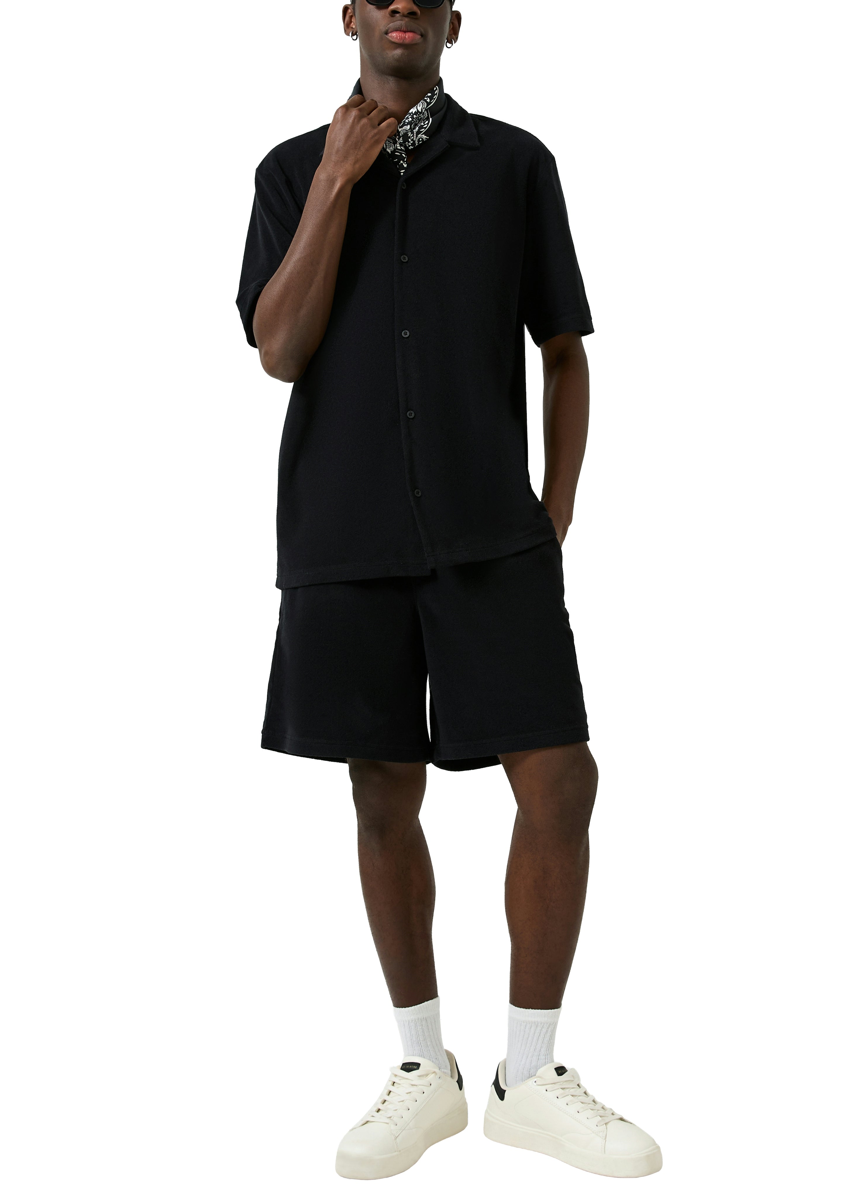 QS by S.Oliver Herren Shorts Grey/Black