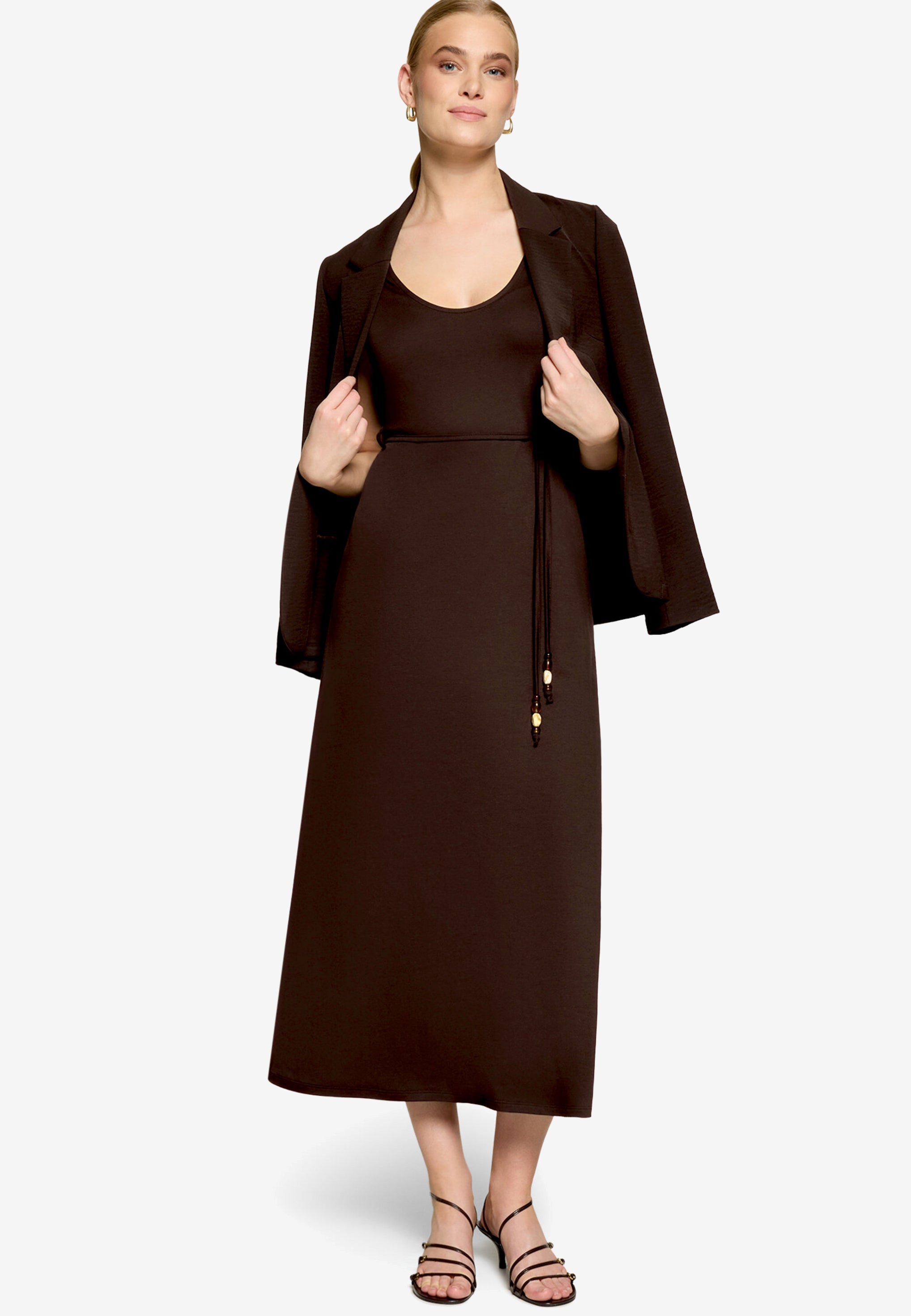 Zero Damen Kleider Chocolate Plum