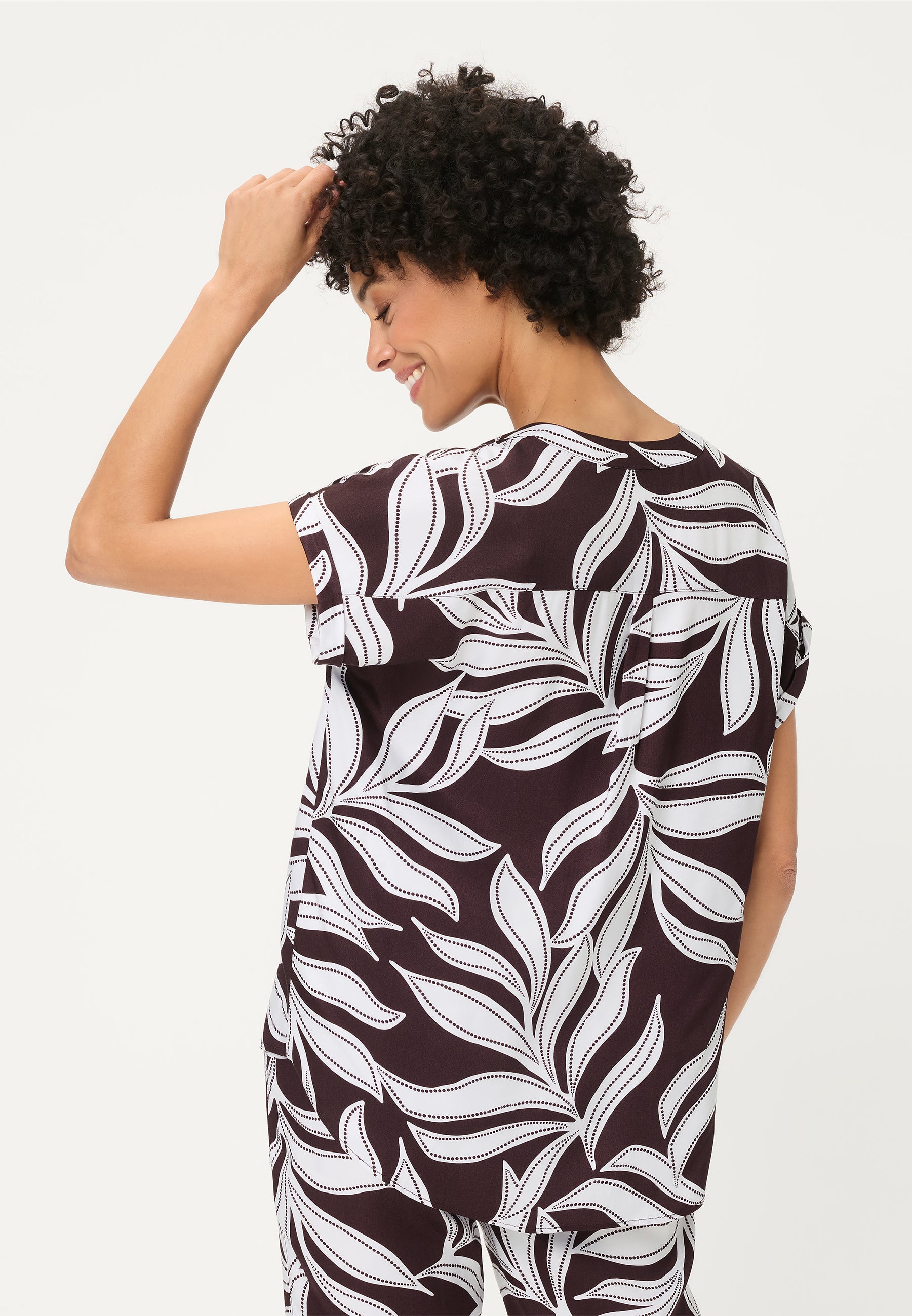 Olsen Damen Blusen  Dark Brow