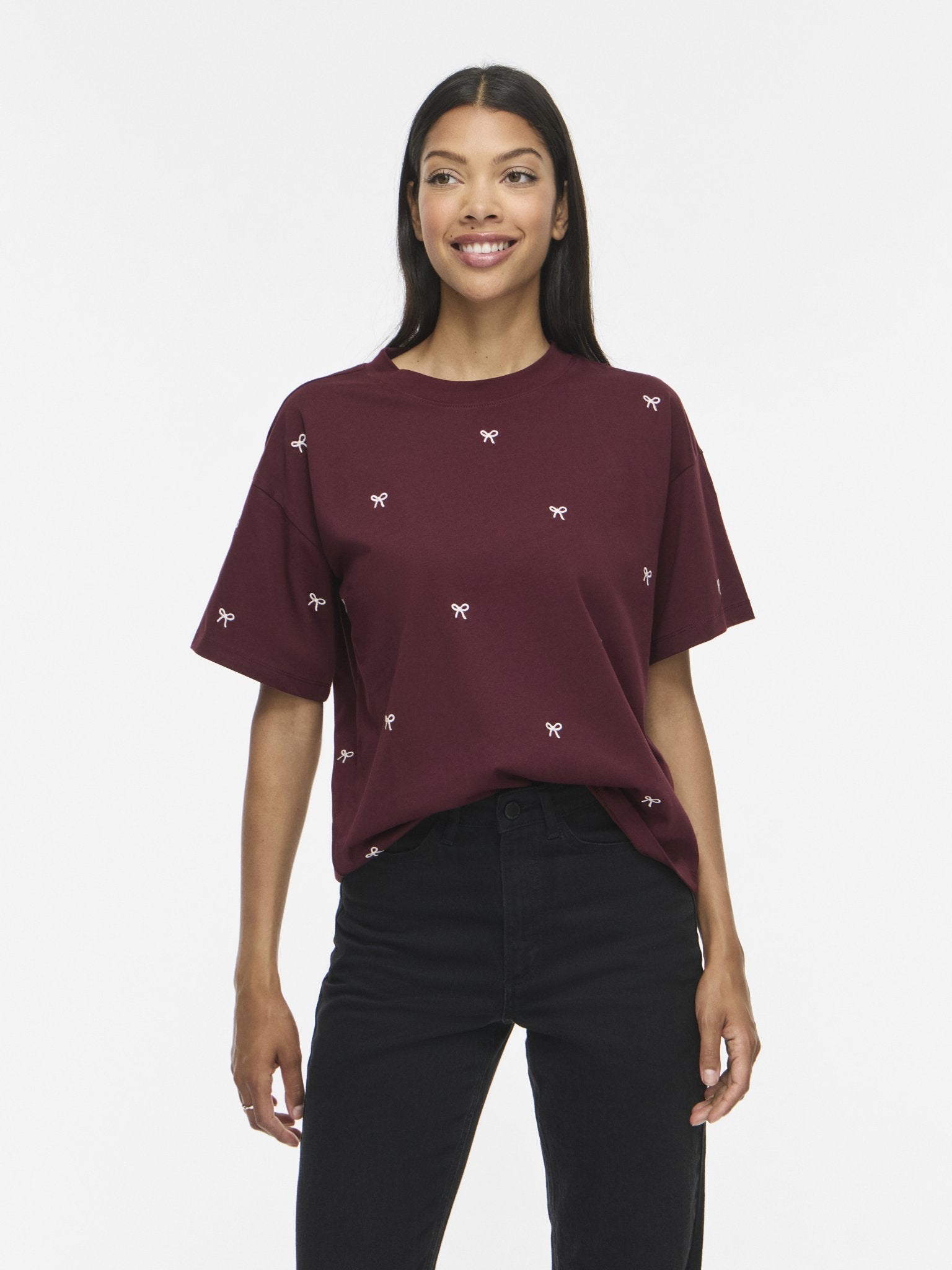 Vila Damen T-Shirts Port Royale/W.