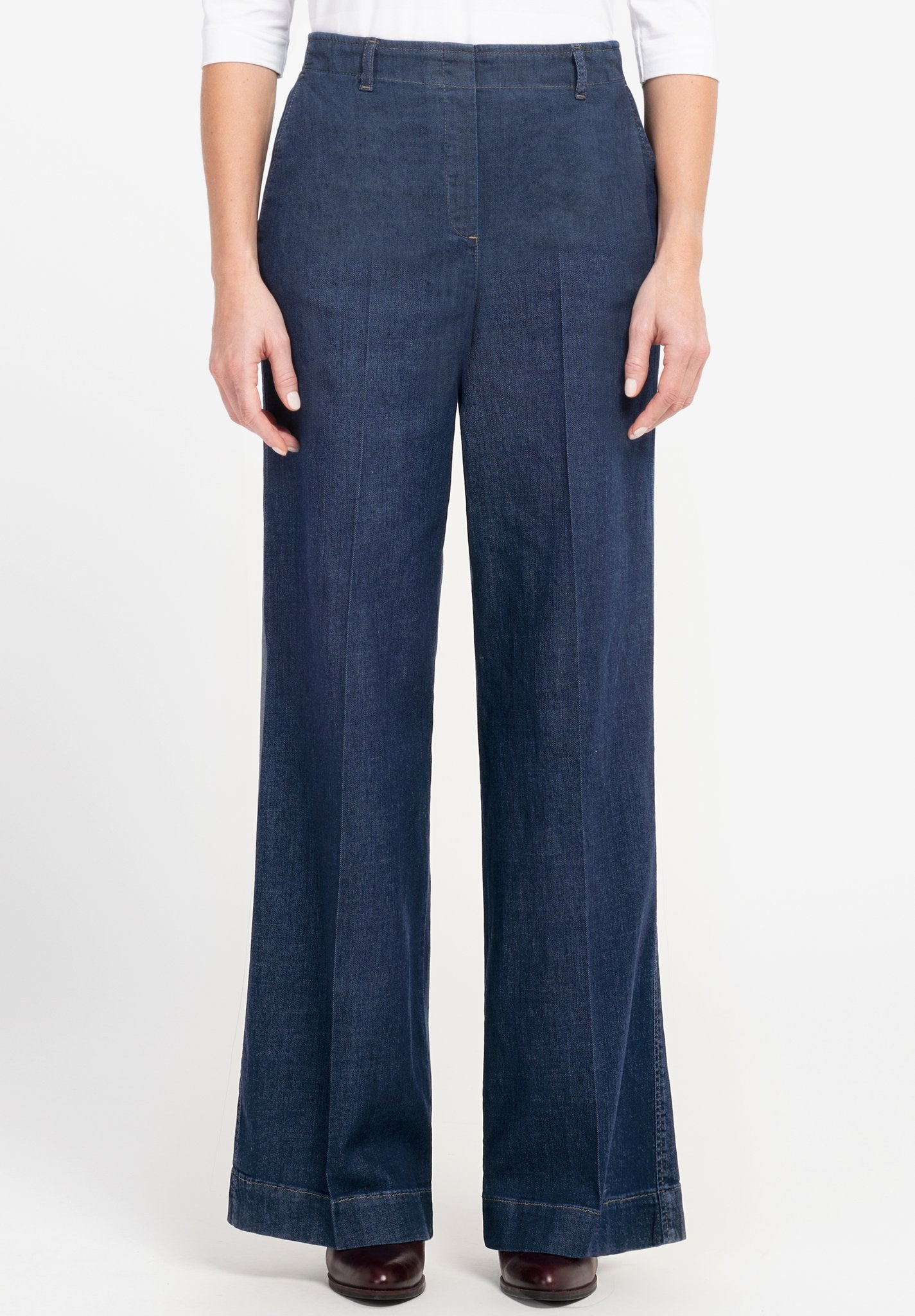 Bianca Damen Hosen Dark Denim